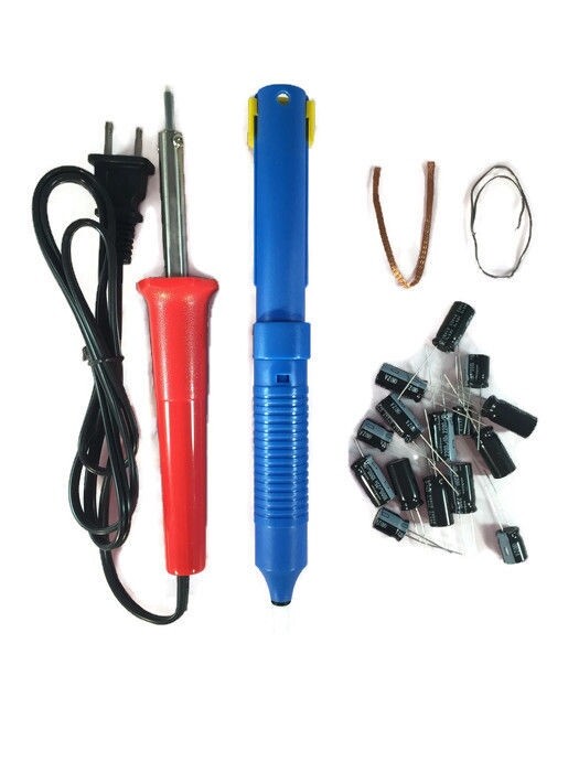 Gateway LP2407 TV/LCD Monitor CAPACITOR Repair Kit w/ Solder Iron