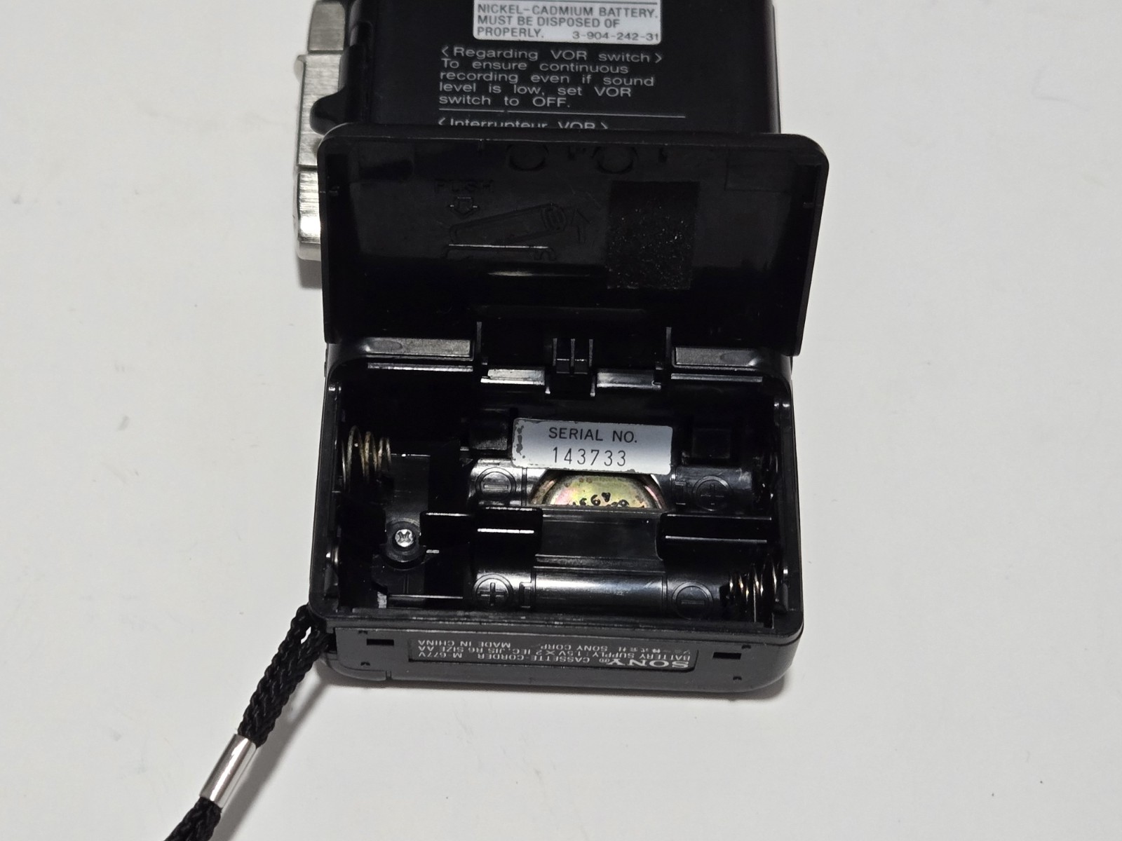 Sony M-677V VOR Microcassette-Corder Handheld Voice Recorder Tested Works Great