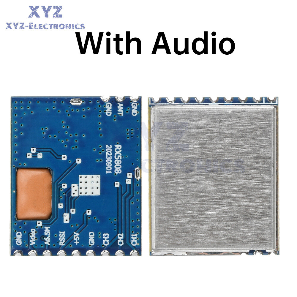5.8G 5725~5865MHz Receiver Module RX5808 Wireless Audio Video Receiver Module