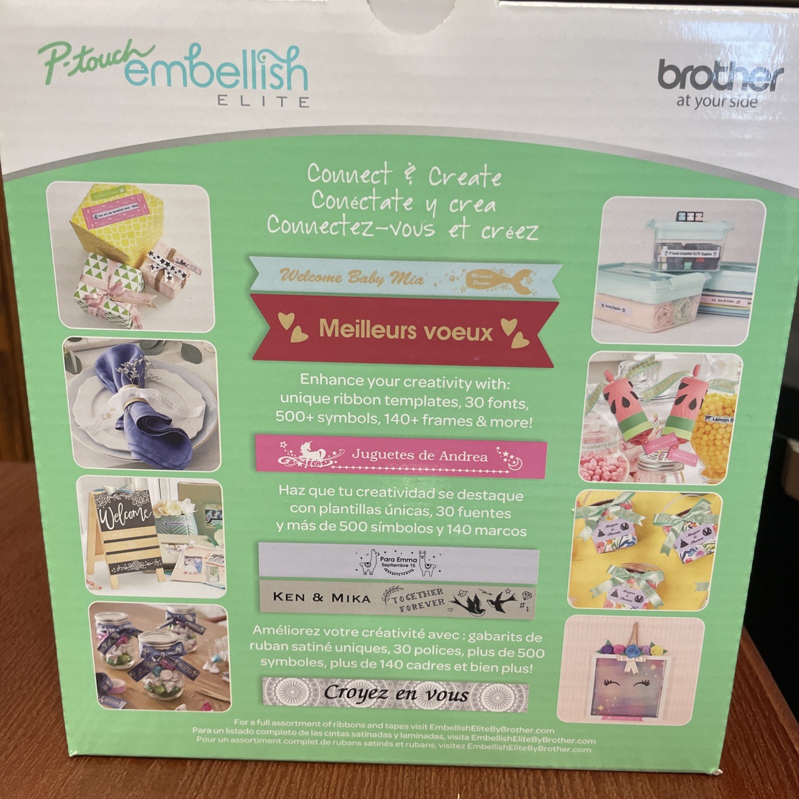 Brother P-touch Embellish ELITE Craft Printer for Ribbon + Labels – PT-P715eBT