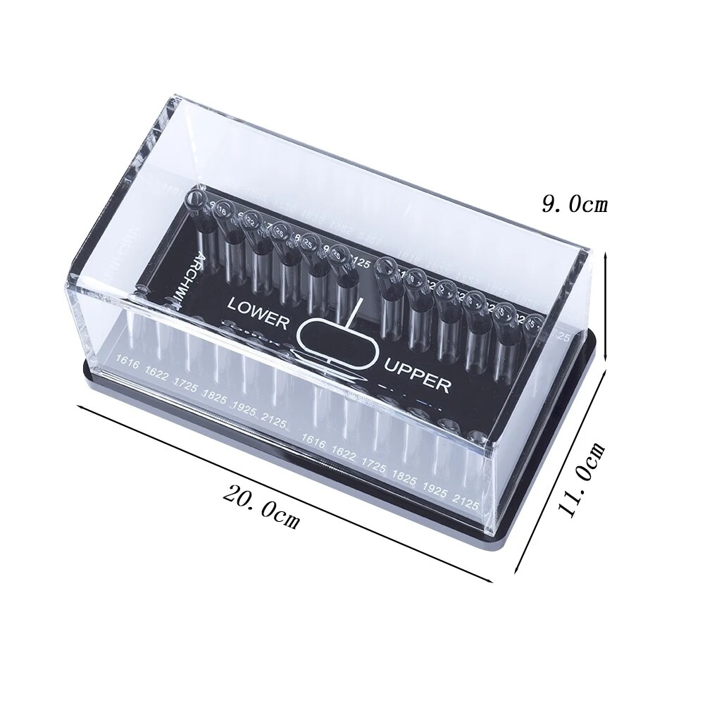 Dental Orthodontic Power Chain Ligature Tie Organizer Storage Box Arch Wire Box