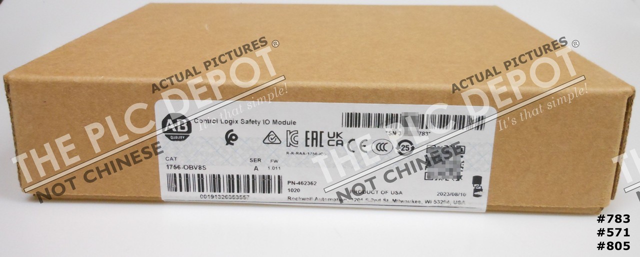 2023 SEALED Allen Bradley 1756-OBV8S ControlLogix Safety I/O Module #QTY