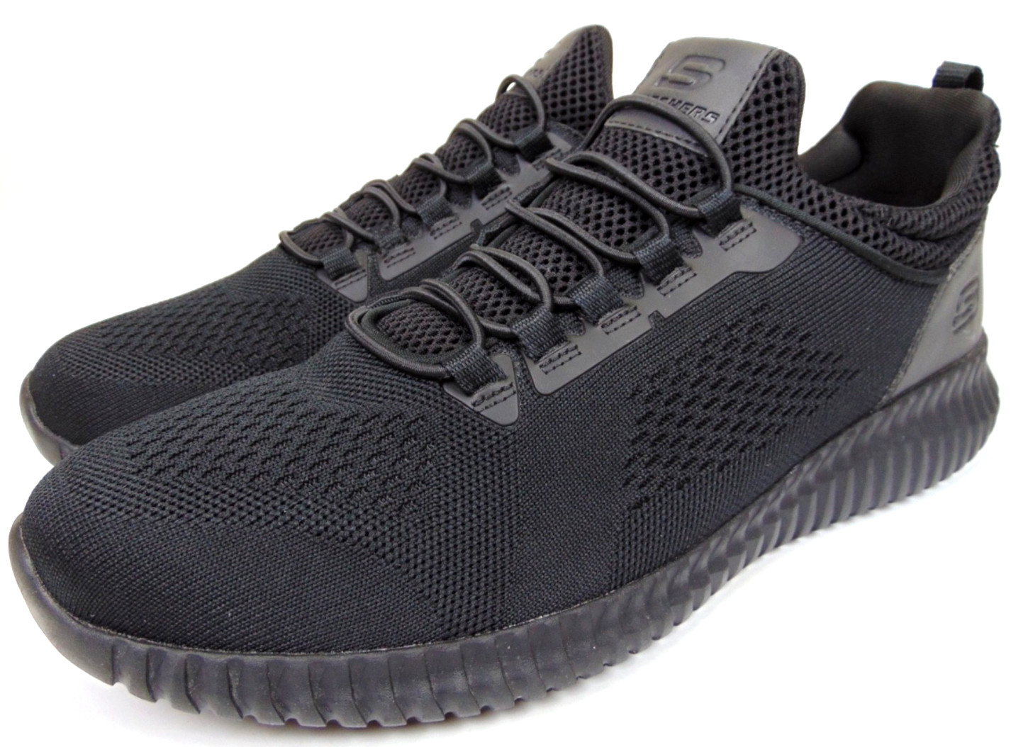 Skechers Men’s Work RF Cessnock Slip Resistant Slip On Shoes Size 11.0 M, Black