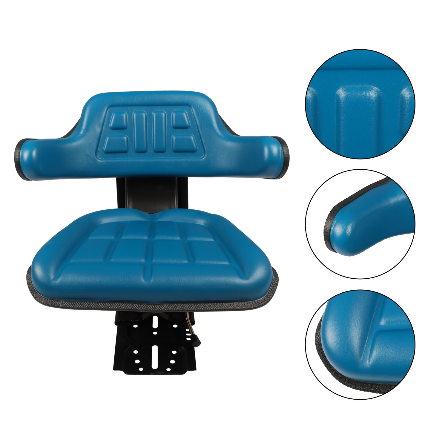Universal Tractor Suspension Seat Blue For Ford Holland 4000 4100 4110 4600 5600