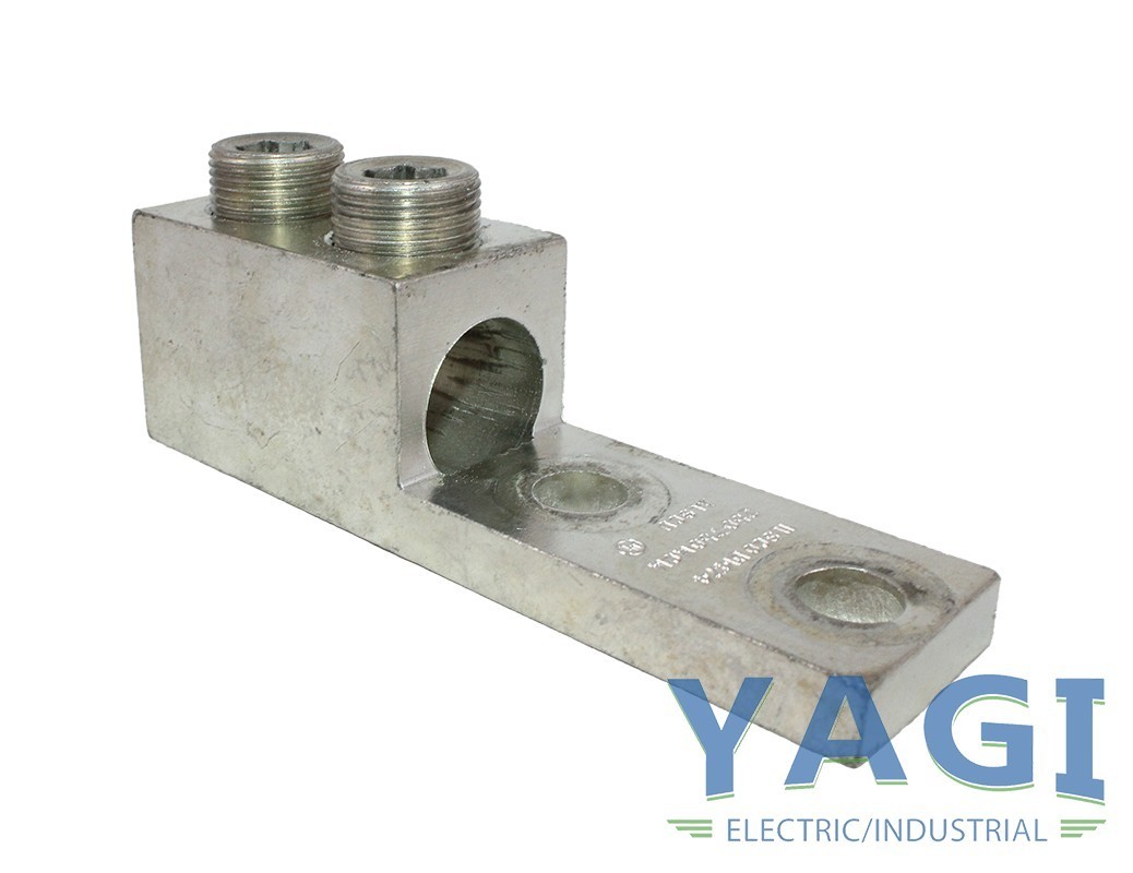 Ilsco D1474 Mechanical Lug Dual‑Rated 2‑Port Aluminum Copper AL9CU