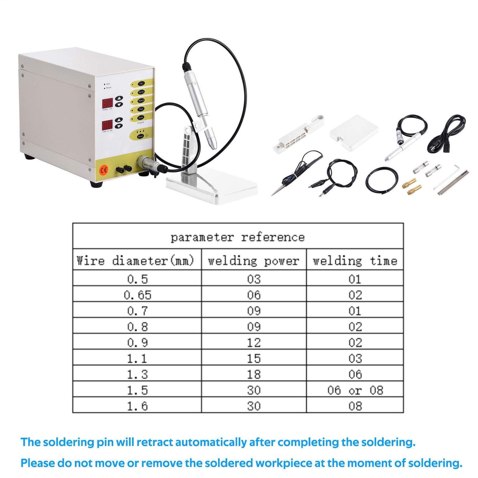 110V Permanent Jewelry Welder Kit, Jewelry Welding Machine with Welding Torch
