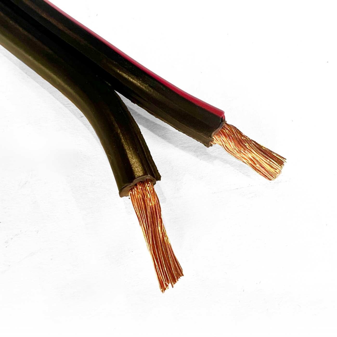 6 Gauge Dual Conductor Copper Wire – 100′ Orange/Black Booster Cable MADE IN USA