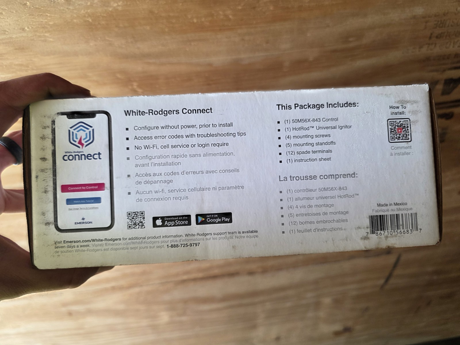 White-Rodgers 50M56X-843 Furnace Control Board 120V Integrated IFC