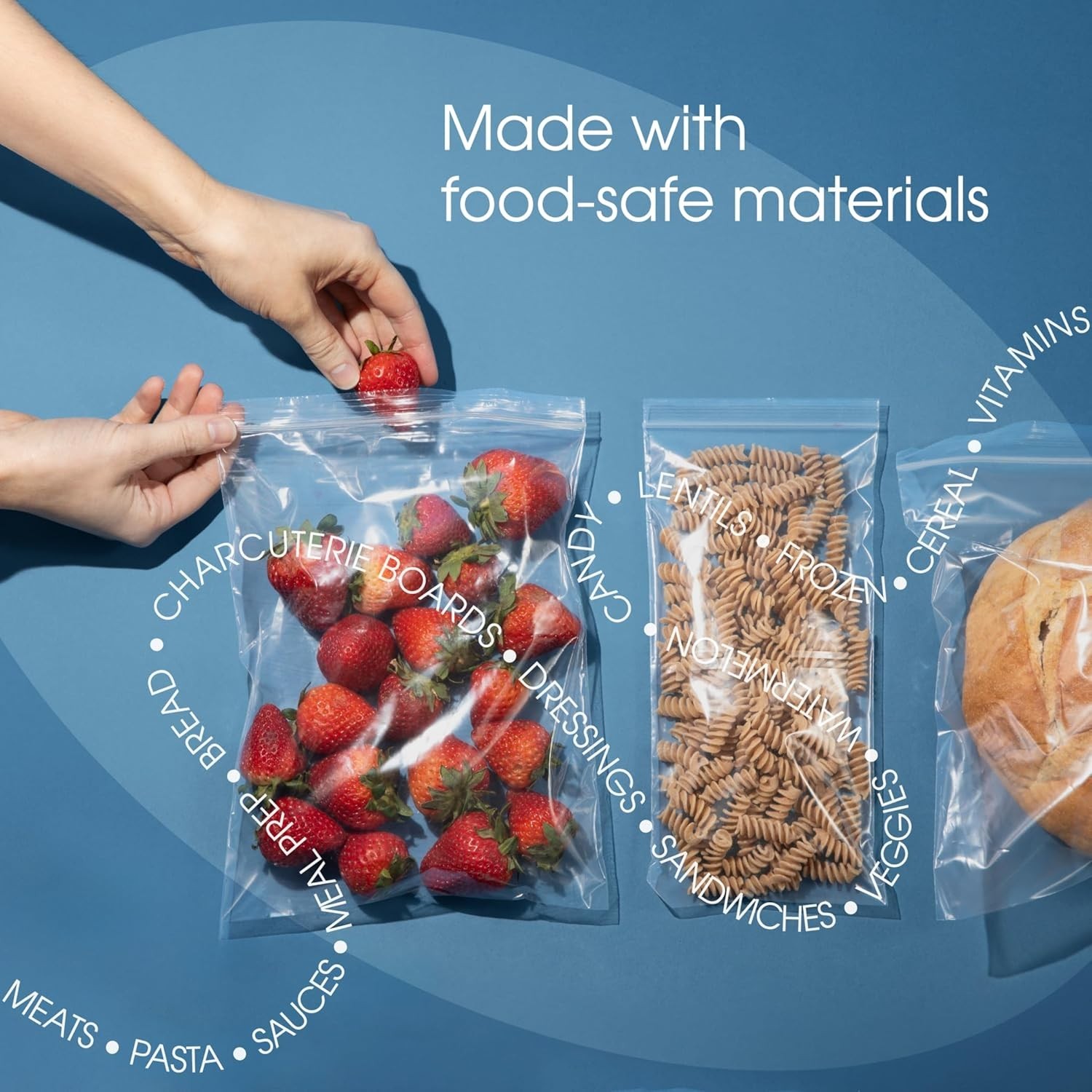 Quality 5″ x 7″ 200 Count Resealable Plastic Poly Bags – Waterproof & Secure