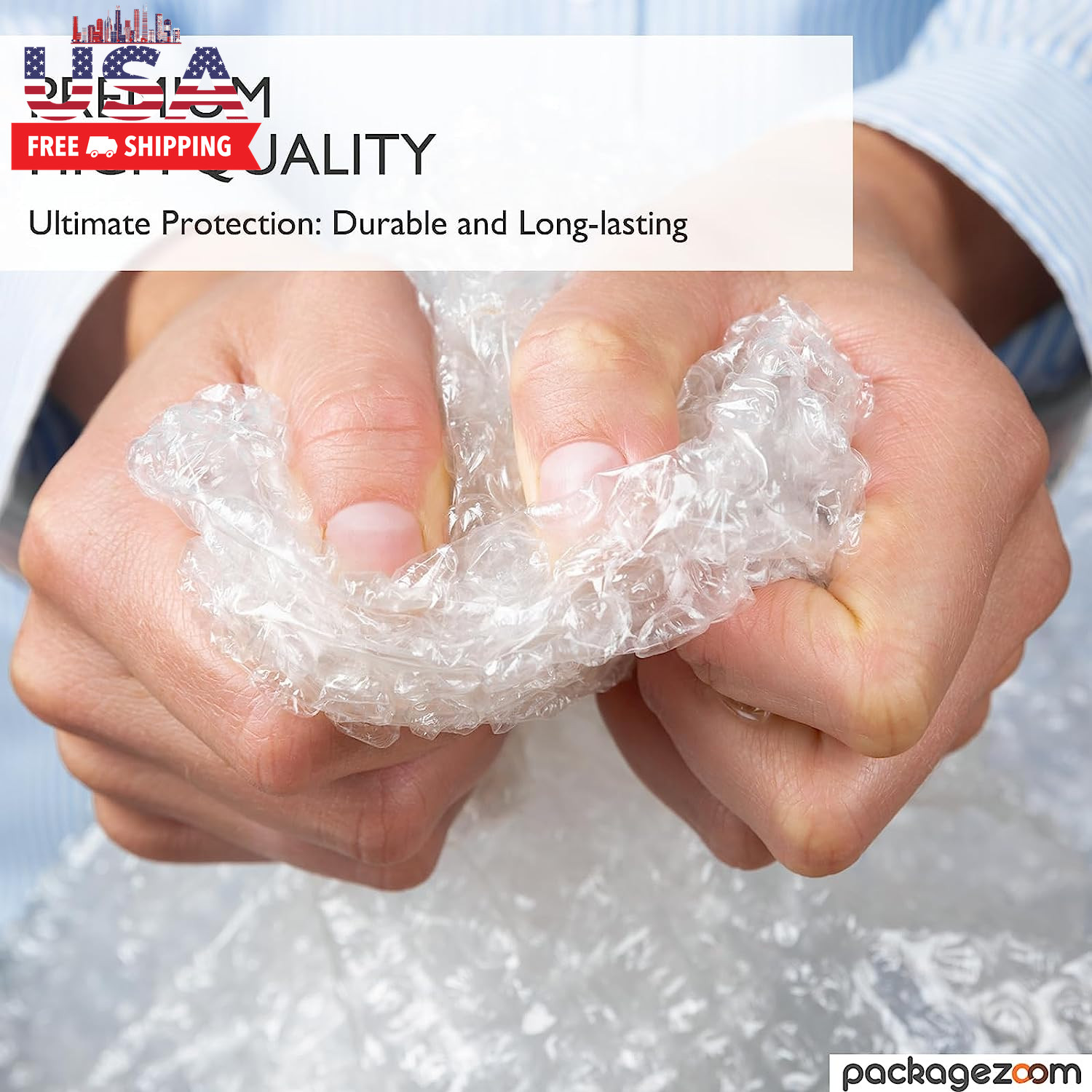 12 Inch X 20 Ft Bubble Cushioning Wrap, Perforated Every 12″ Protective Packing