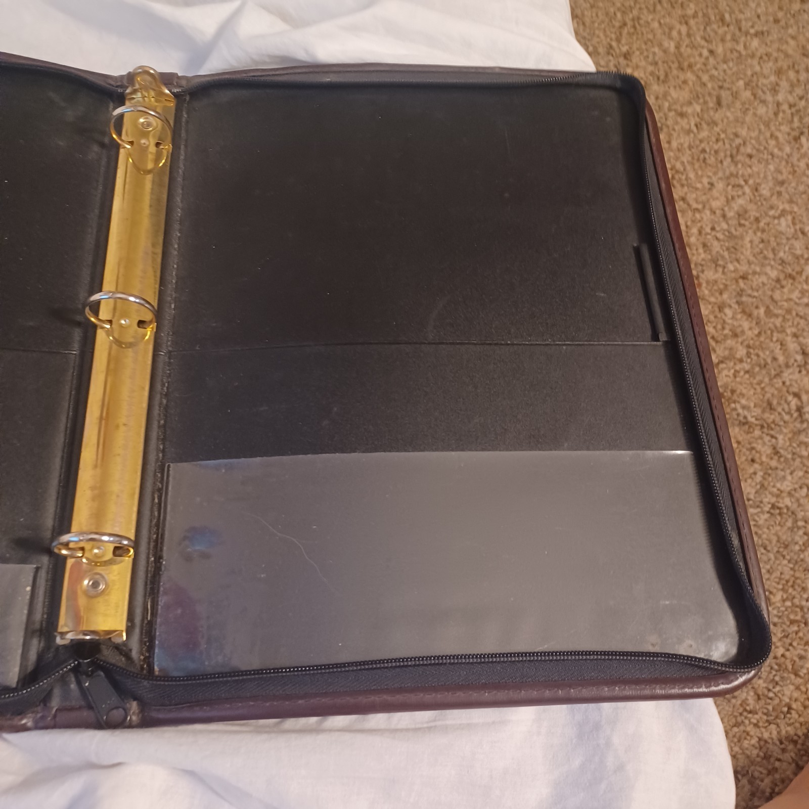 Zippered Portfolio 3 Ring Binder Made in Canada