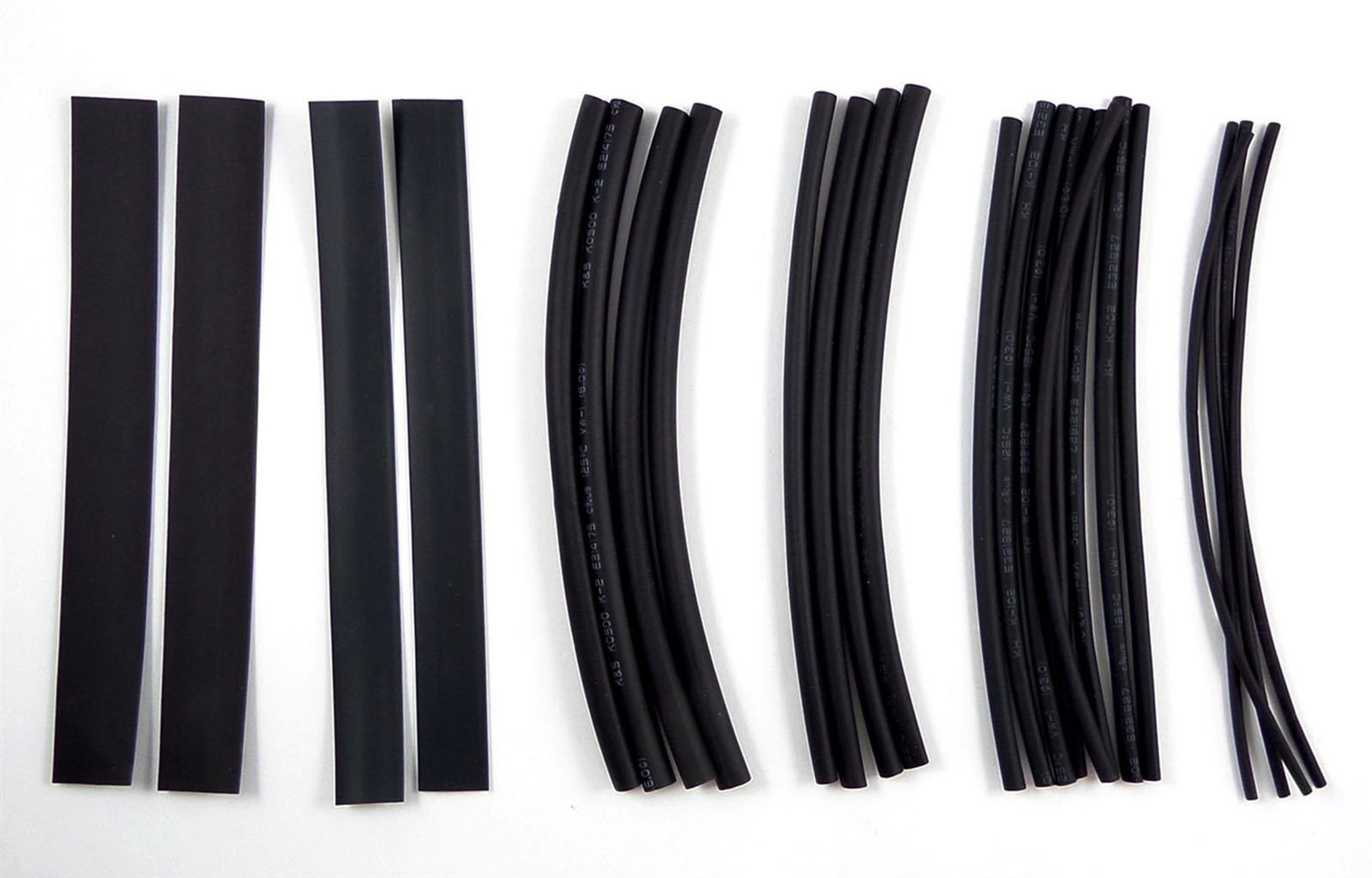 48 pc Heat Shrink Tubing Set Wire Wrap Color Coded & Black Assorted Sleeves