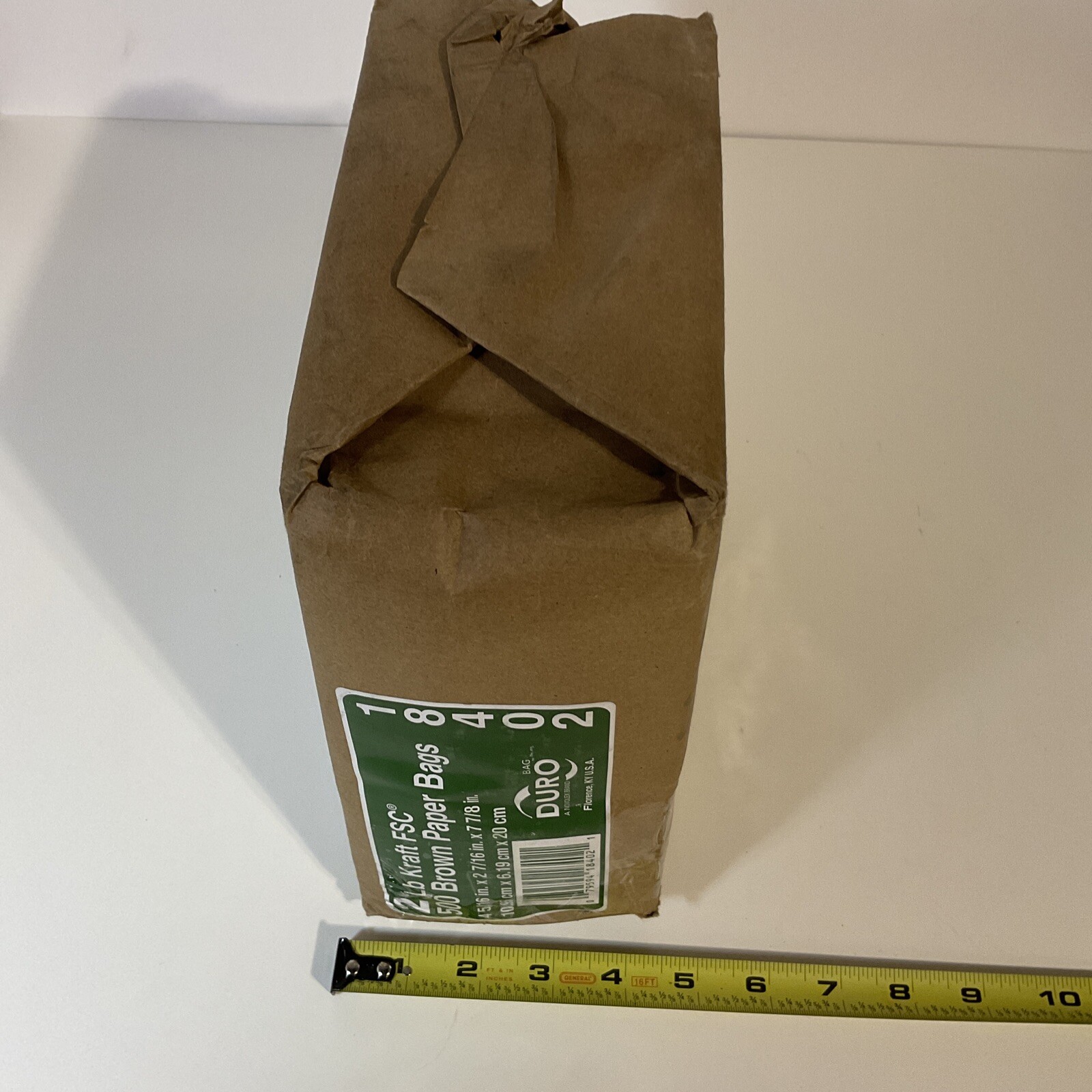 Premium Quality Duro Brown Paper BagS, 2 Pound Kraft FSC Bags 500 Count # 18402