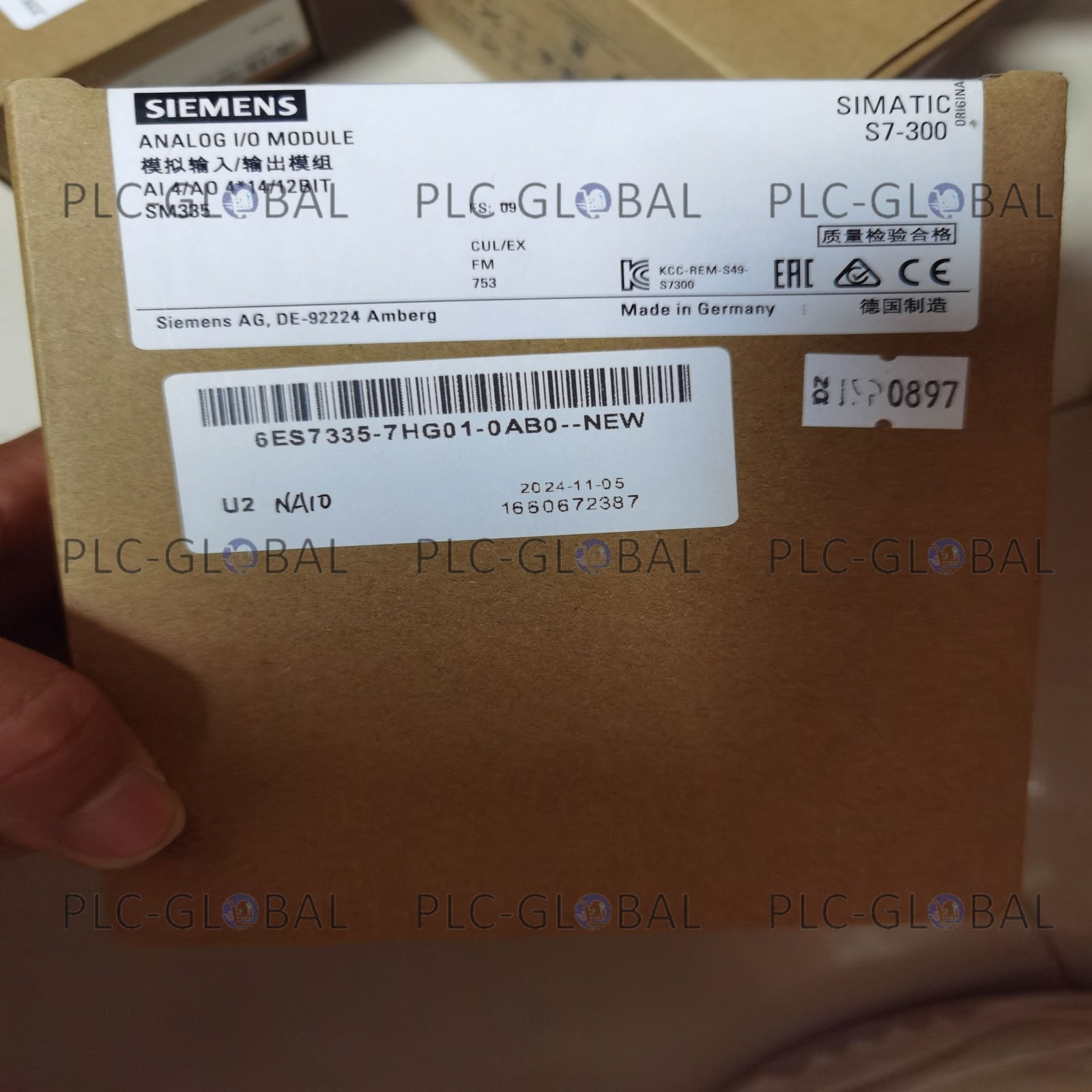 1PC Brand New Siemens 6ES7335-7HG01-0AB0 6ES7335 7HG01 0AB0 *1 year warranty*