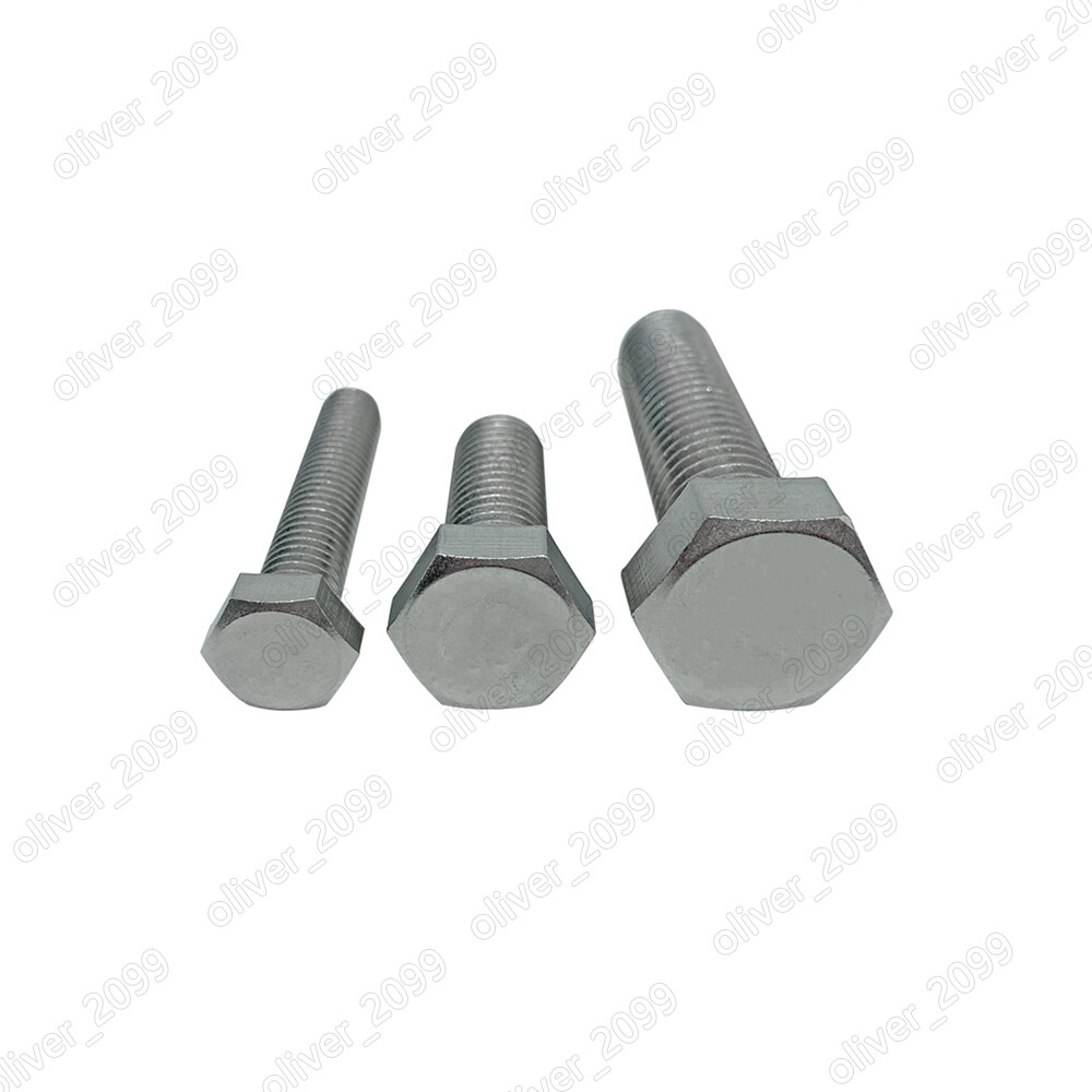Fine Thread 304 Stainless Steel Hexagon Bolts Hex Head Screws M6 M8 M10 M12 M16