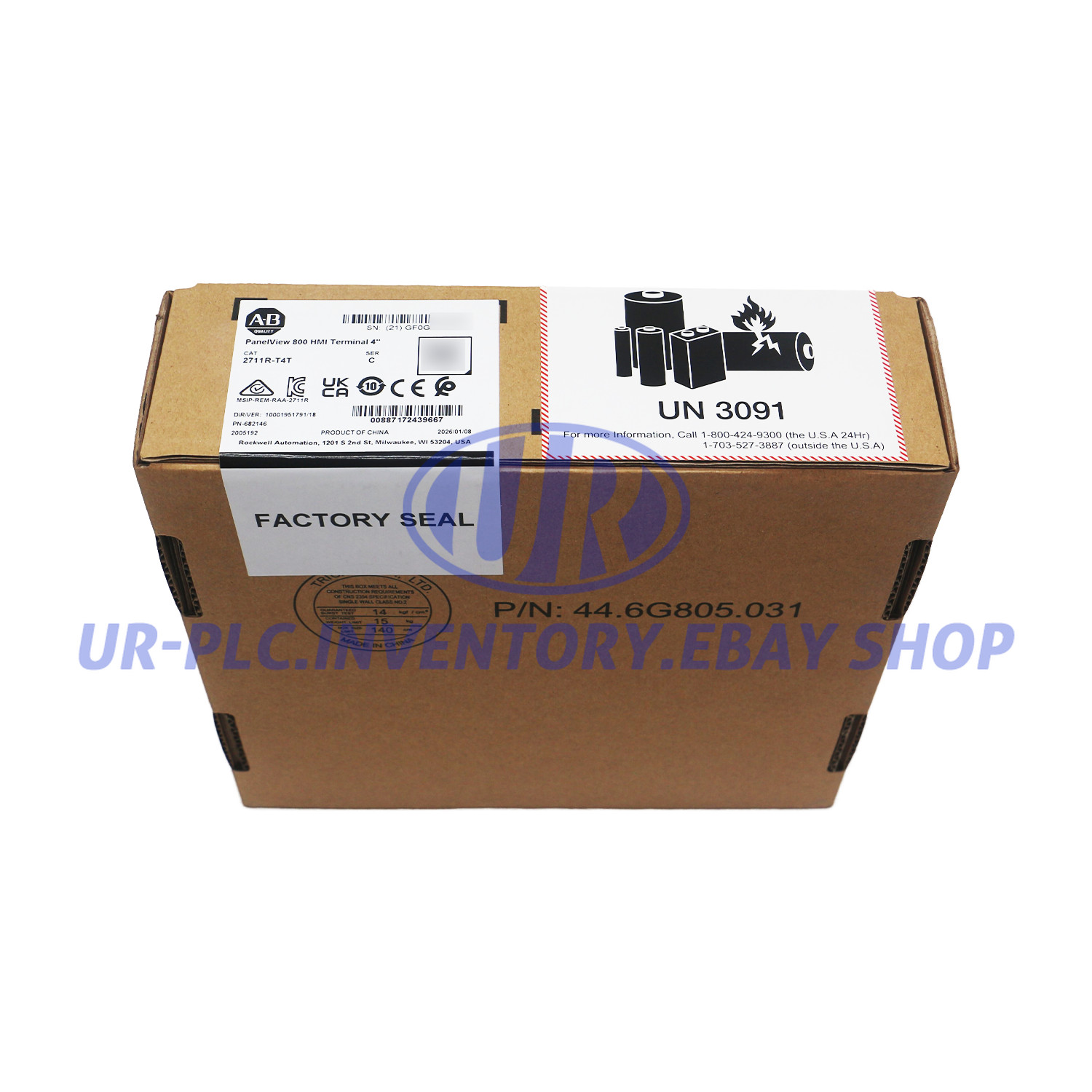 New Allen Bradley 2711R-T4T PanelView 800 New 4.3 in HMI Terminal Touch Screen