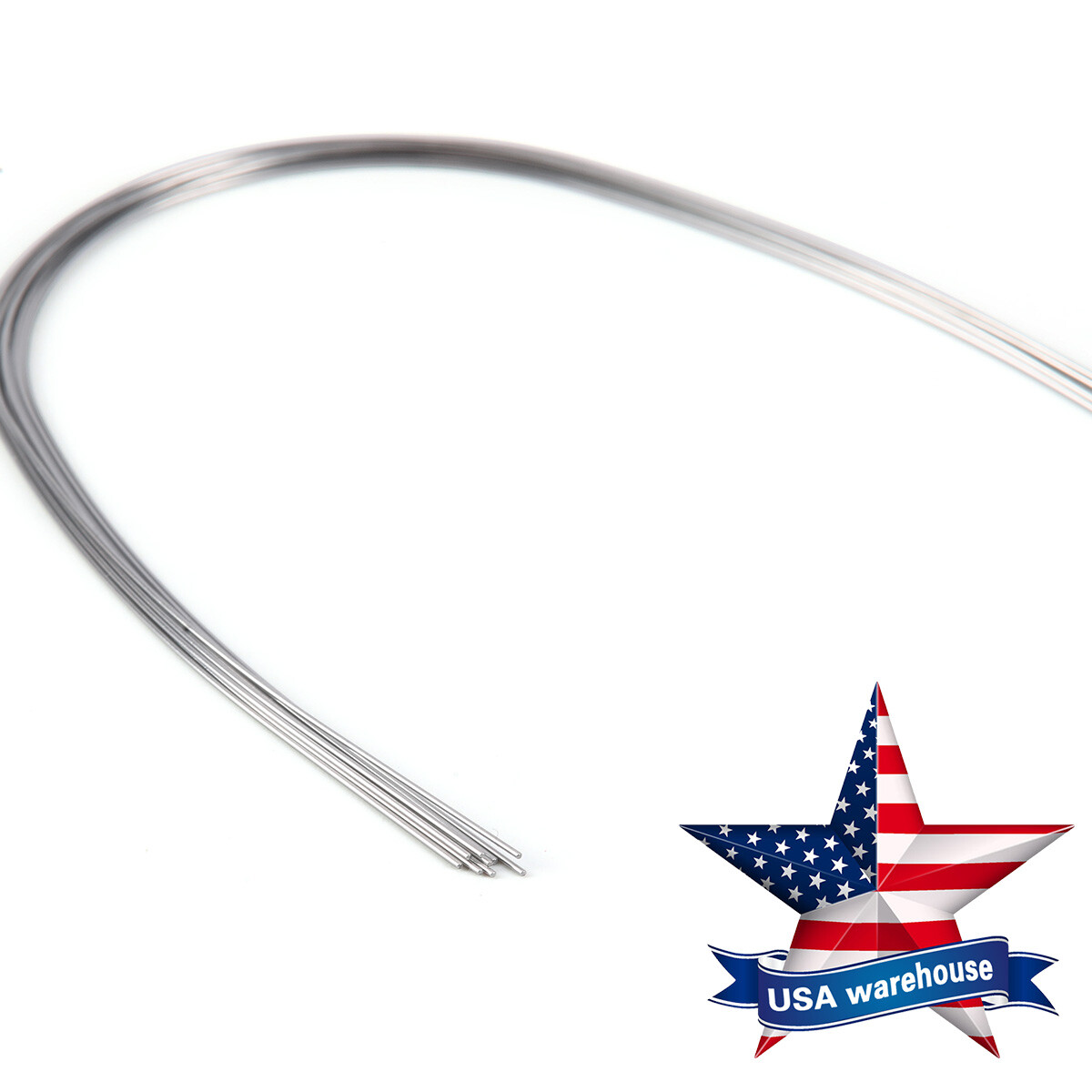 Dental Orthodontic Arch Wire Round Super Elastic NITI Round Ovoid Form AZDENT