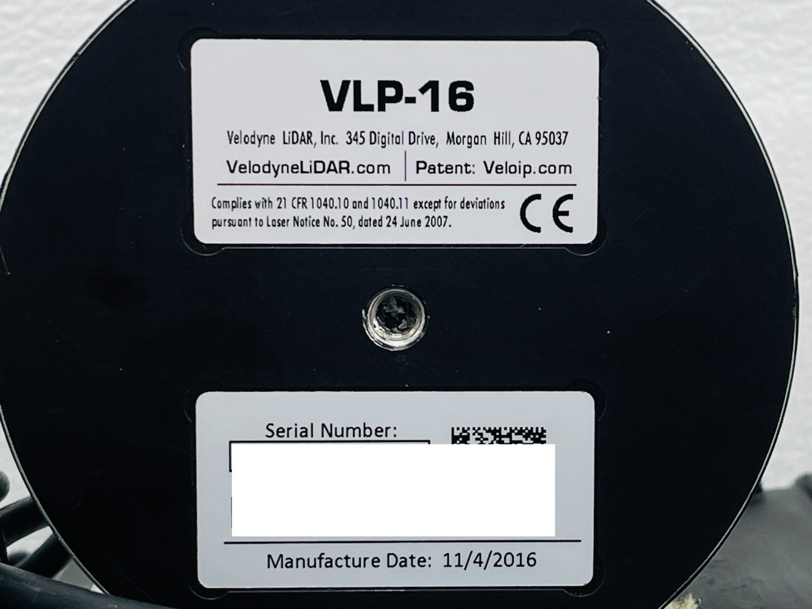 LITTLE USE – Velodyne VLP-16 LiDAR Sensor Puck LITE Kit Model With Case