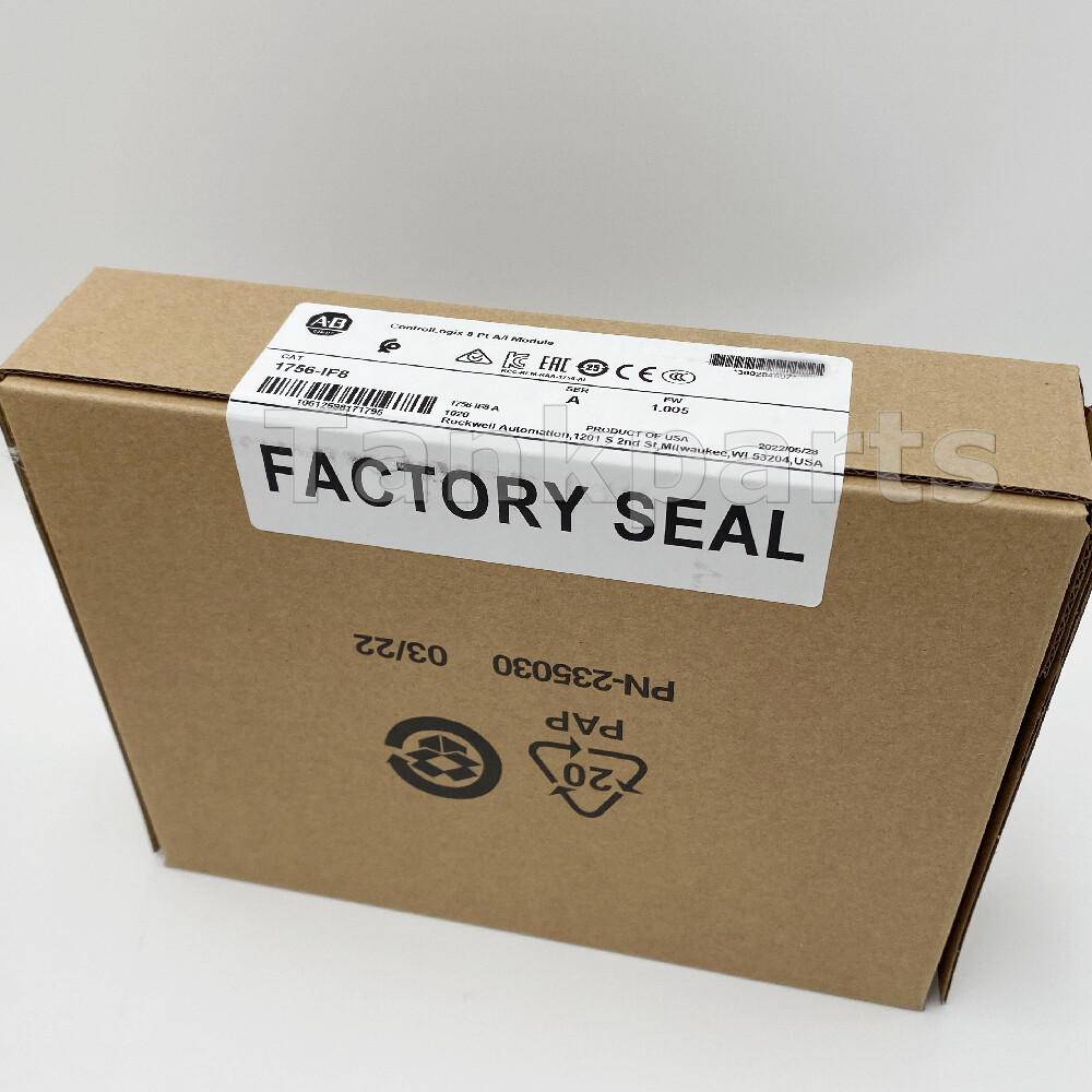1756-IF8 Allen-Bradley ControlLogix Point A/I Module New Factory Sealed 1756IF8