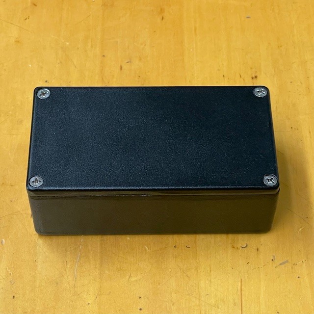 Aluminum Project Enclosure Box 4.75 X 2.62 X 1.62, Black Powder Coat, Made in US