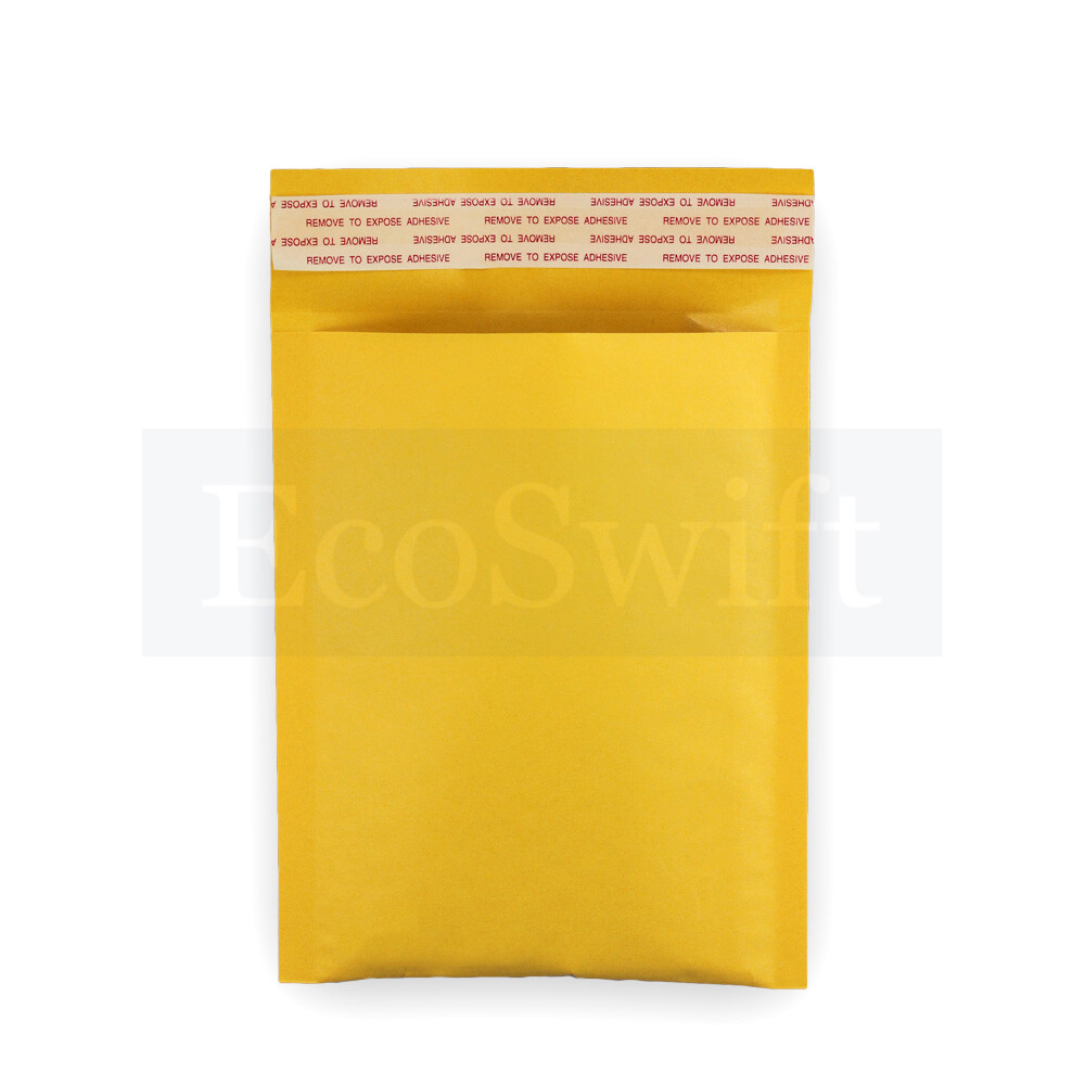 25 #0000 4 x 6 ECOSWIFT SMALL SELF SEAL KRAFT BUBBLE MAILERS PADDED ENVELOPES