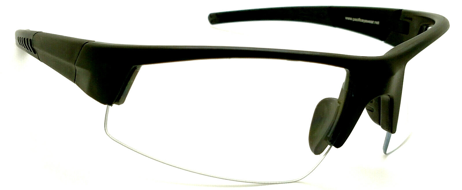 Shooter’s Edge Terra II Z87.1 Safety Shooting Glasses Clear lens Matte Black