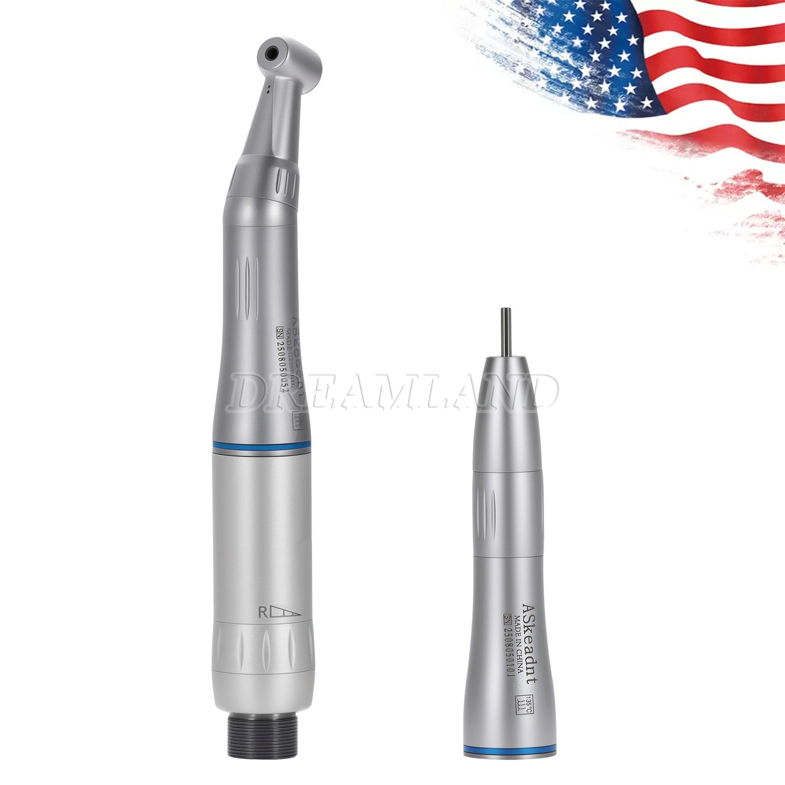 Slow Low Speed Handpiece Contra Angle Straight Air Motor 2/4H Fit NSK YP4 Dental