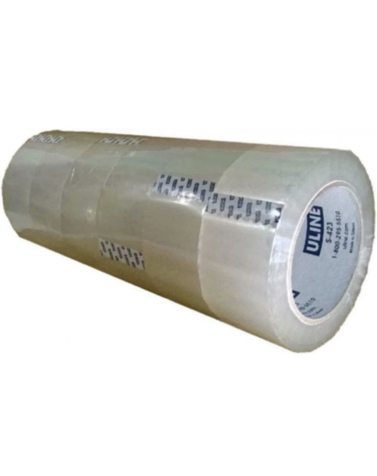 (6) ULINE S-423 2″ x 110yds 2mil PACKING / SHIPPING TAPE ROLLS ~FREE SHIPPING~