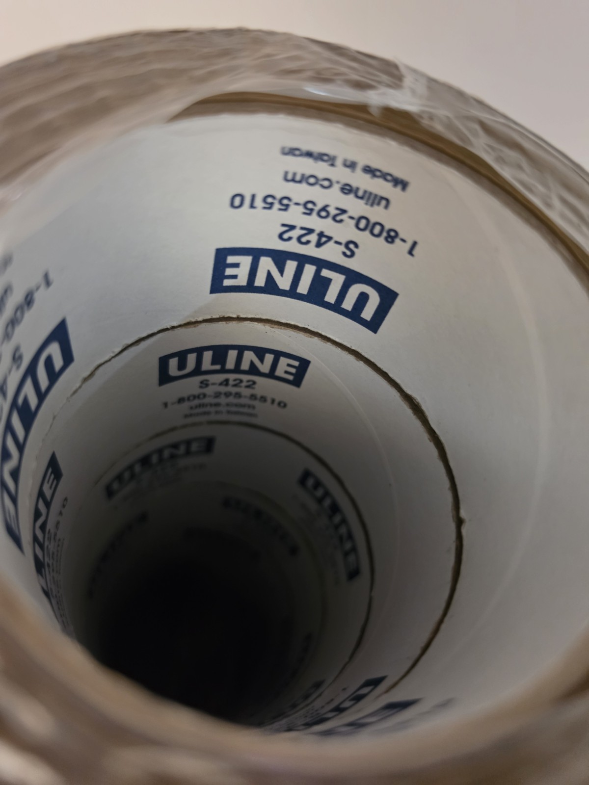 6 Rolls Of ULINE S-422 2″ x 110yds 2mil Tan Packing/Shipping Tape New Sealed