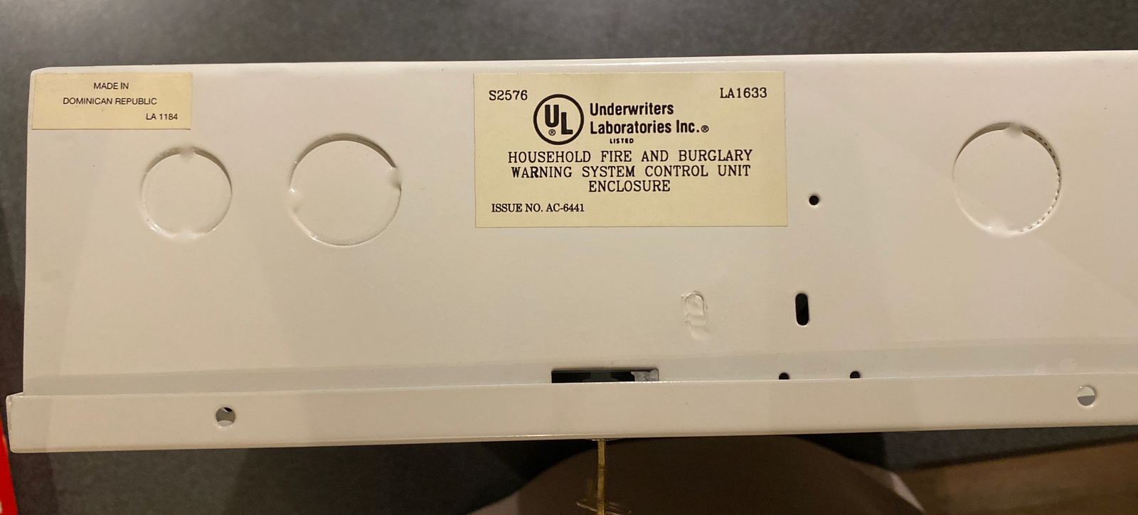 NAPCO Gemini Computerized Security System Cabinet LA1474A + Wireless Receiver