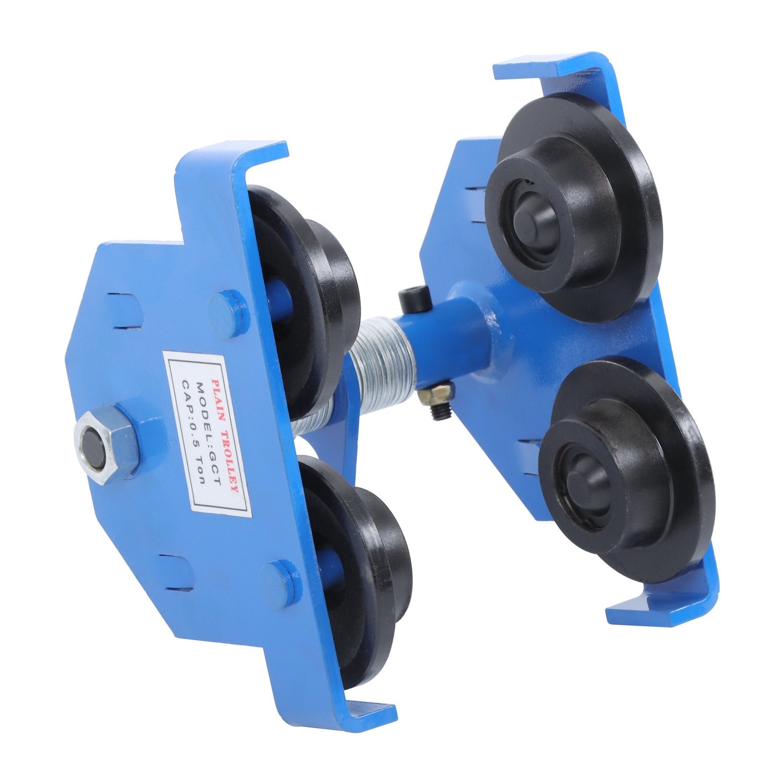 Alloy Steel I-Beam Trolley 1100lb/0.5t Double Wheel I-Beam Flange Width 55-135mm