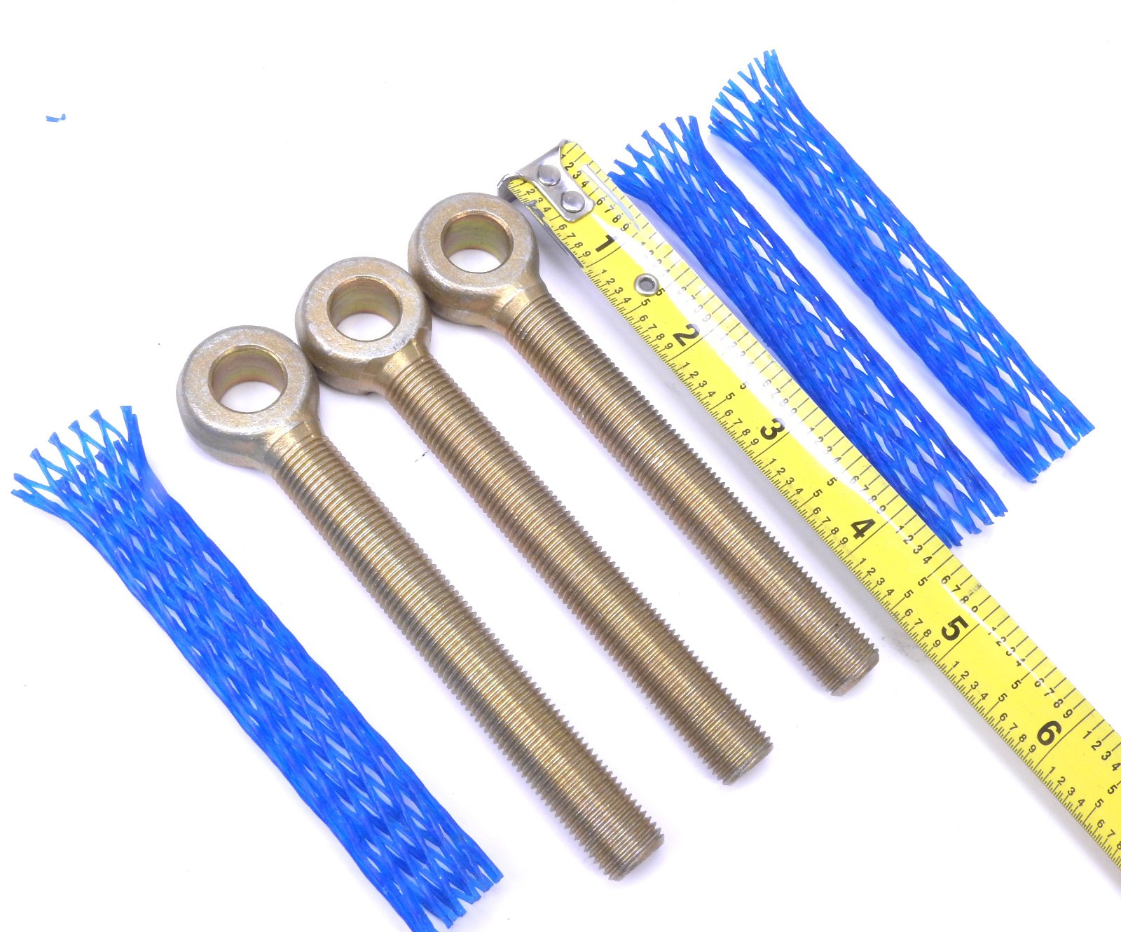 1/2″- 20 TPI 3.75″ L Adjusting Thread Eye Bolt. Mvehicles. Zinc Plated. LOT OF 6