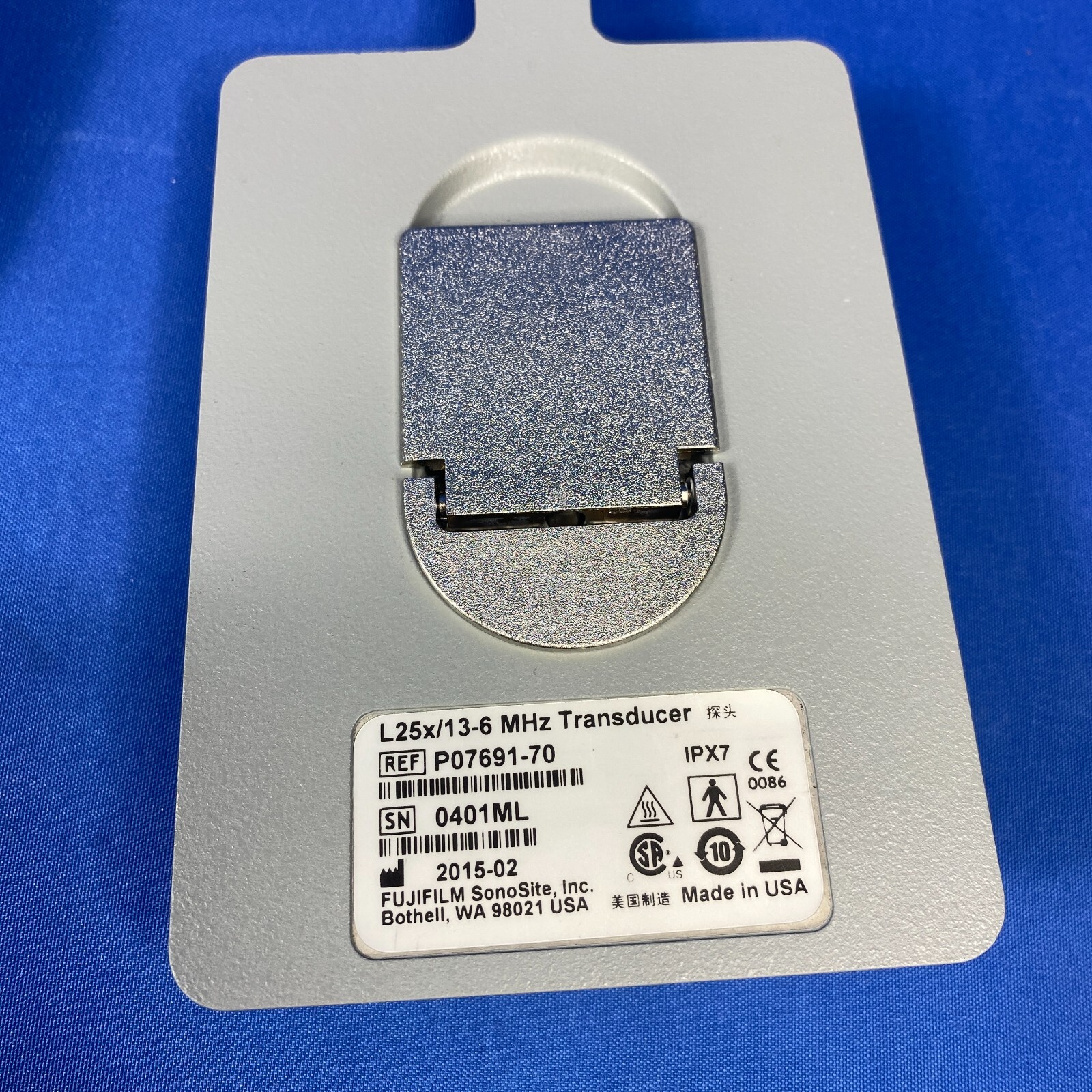 Fujifilm Sonosite L25x/13-6 MHz Ultrasound Transducer M-Turbo Edge Edge II S II