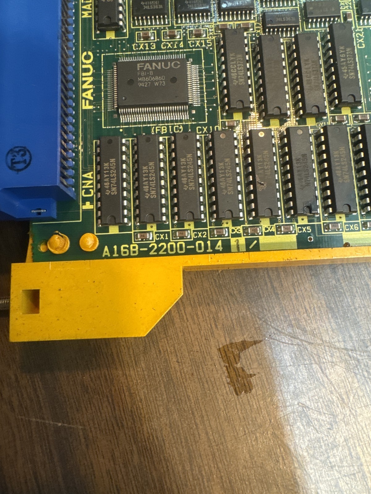 Fanuc A16B-2200-0141/16E Base 2 PCB Sub CPU CNC Series 15 Board INV=33622