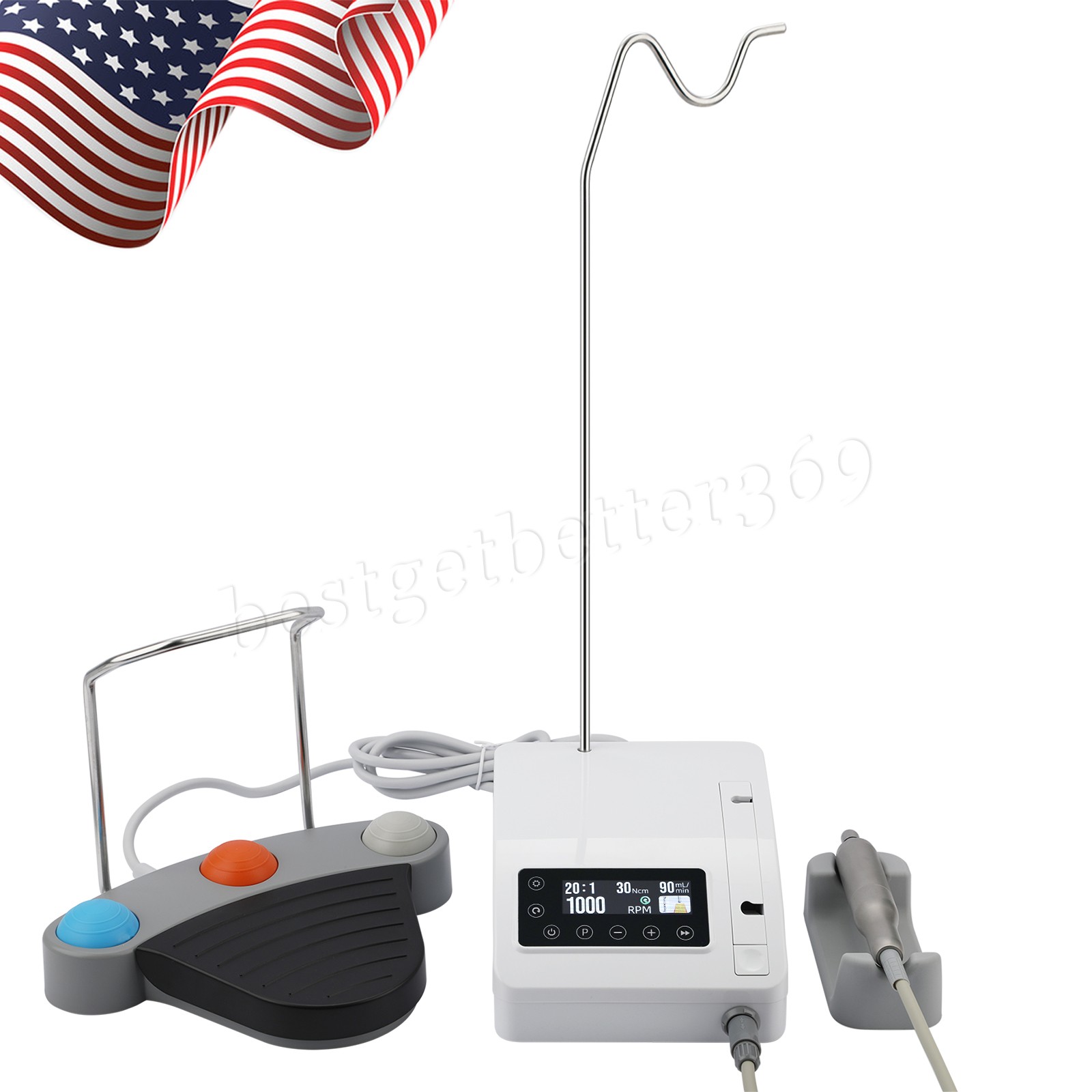 Dental Brushless Implant Motor Surgical Implant System 20:1 1:5 1:3 10:1 1:1 CE