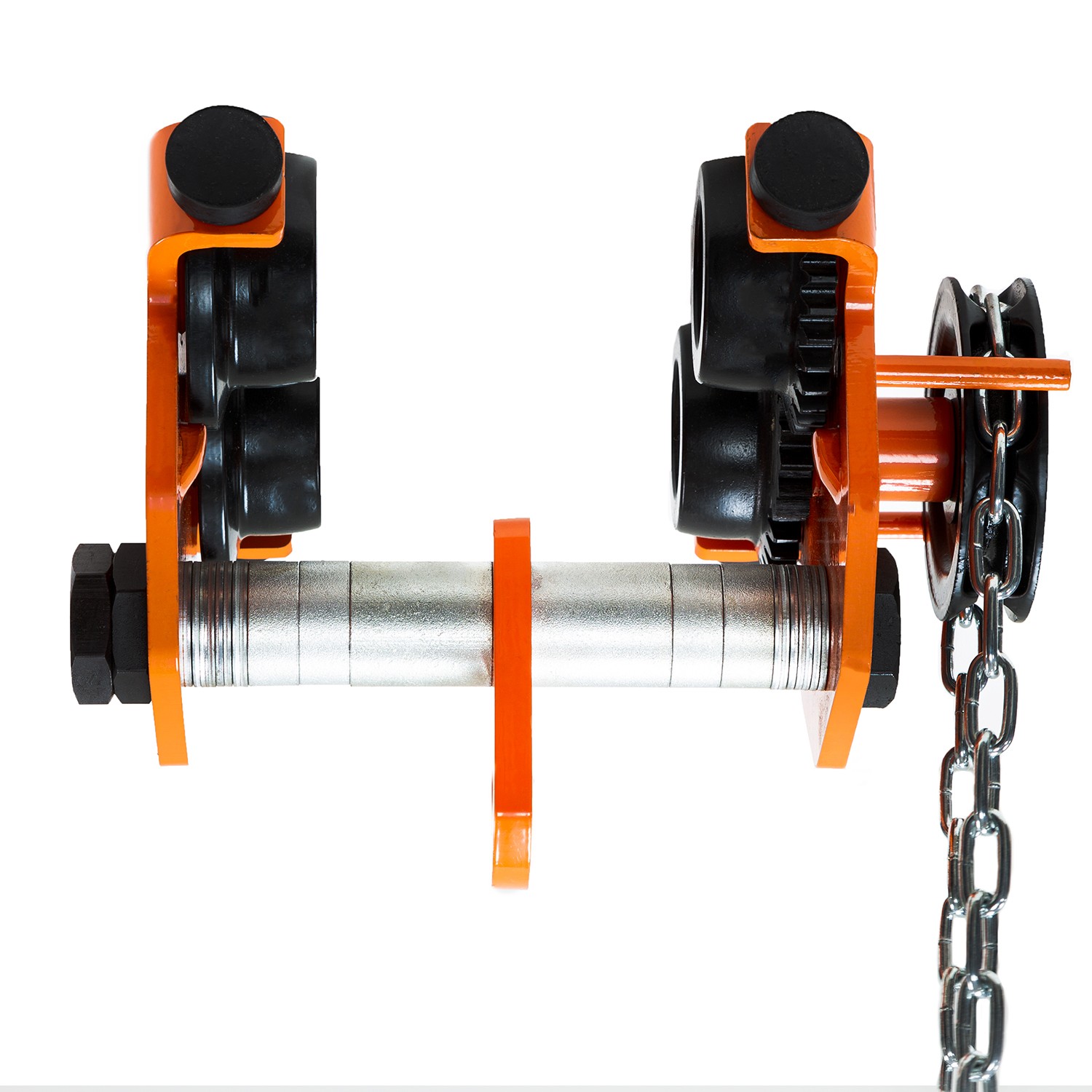 Manual Chain Trolley Heavy Duty 5 Ton Capacity 10000 lb Geared