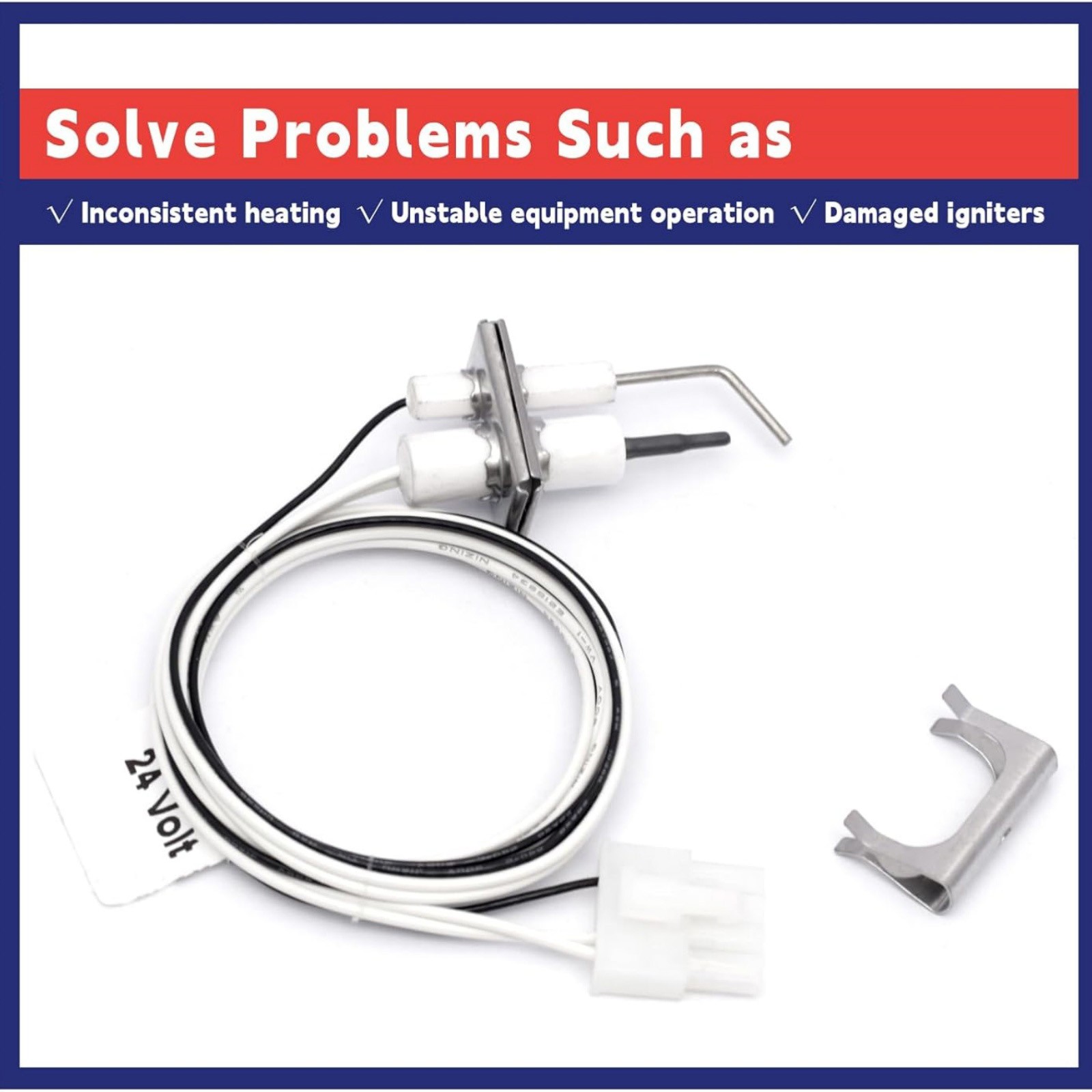 24V DC Flame Rod Igniter Q3450C2407 For Honeywell Smart Valve System SV9600H
