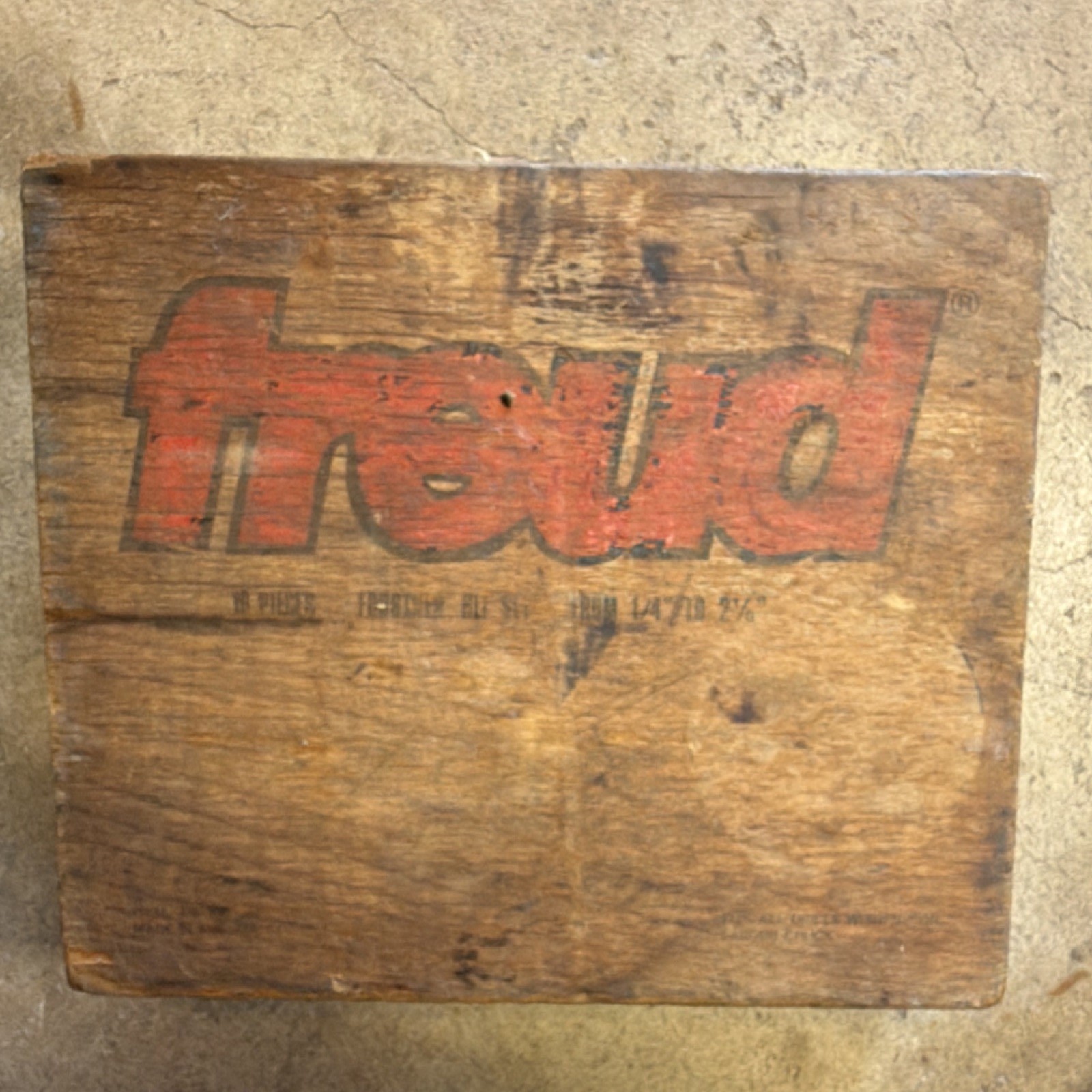 Freud Forstner Drill Bit Set, Assorted Sizes, Wooden Case, MPN N/A
