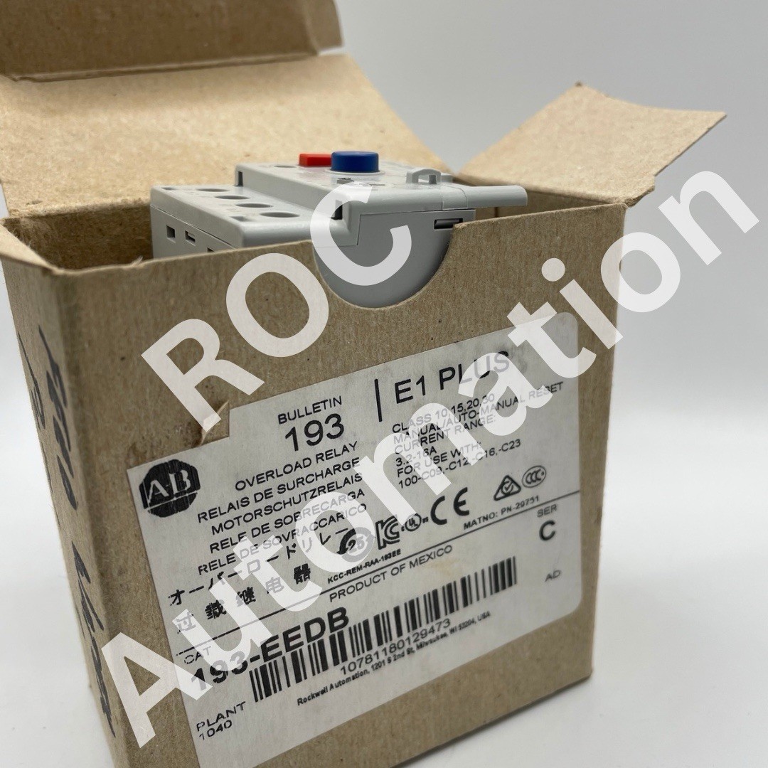 New Allen Bradley 193-EEDB Overload Relay 3.2-16A