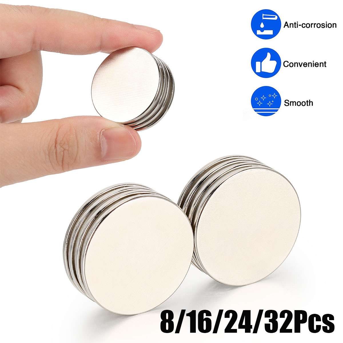 Super Strong N52 Rare Earth Round Neodymium Magnet Disc Thin Tiny Small 30mm