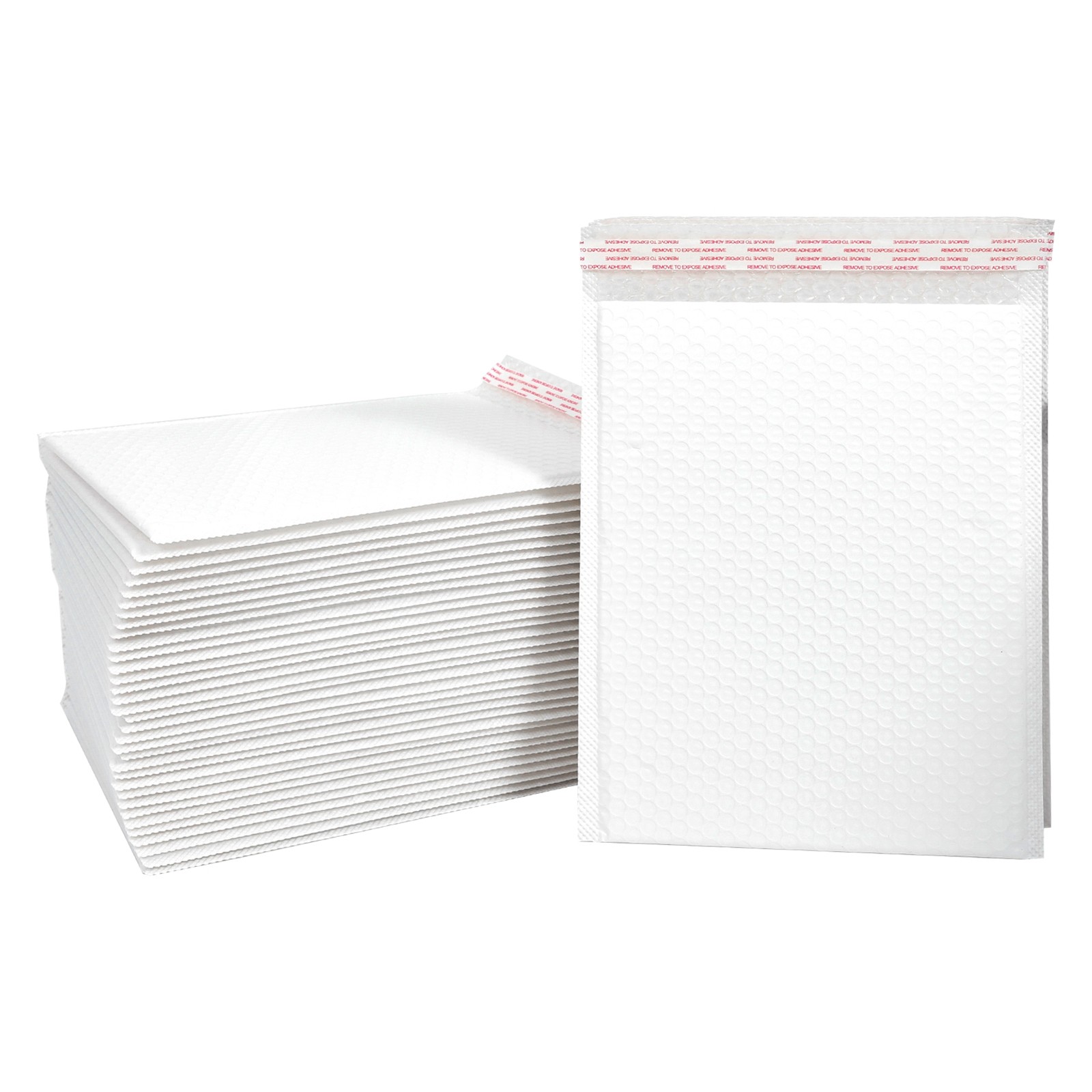 100PCS White 7″x9″ Poly Bubble Mailers Padded Envelopes Packaging Bubble Pak
