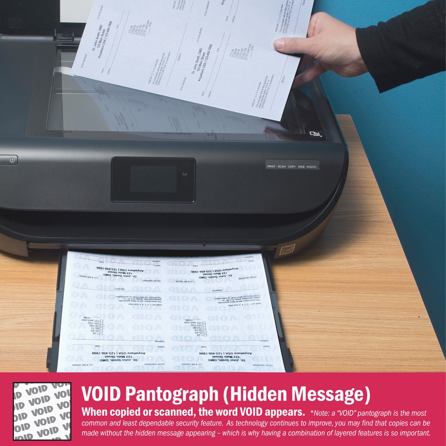 Docuguard Security Paper – Letter – 8.50″ X 11″ – 500 / Ream – Blue (PRB04541)