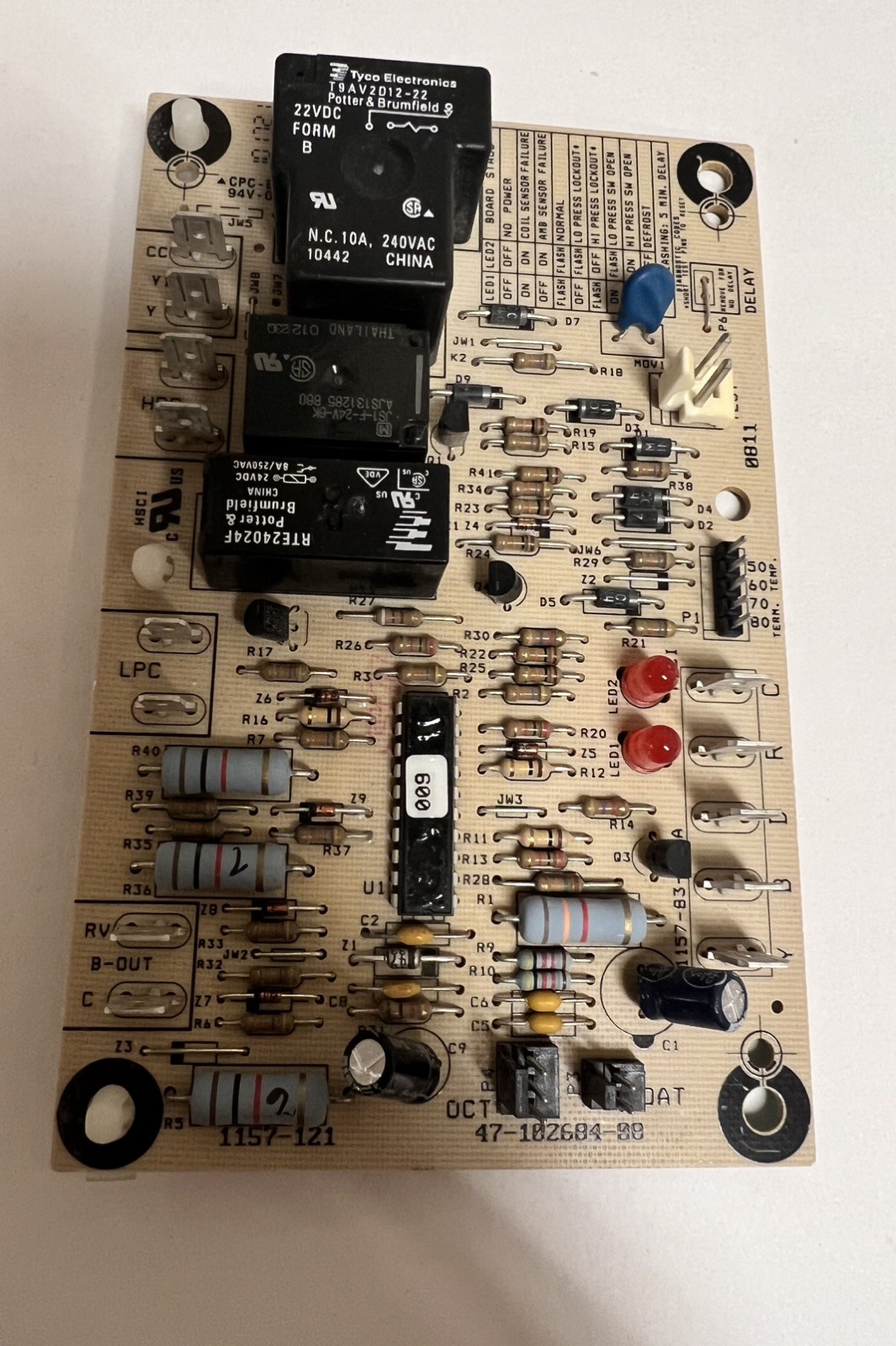 Rheem Ruud Control Board 1157-121 47-102684-08