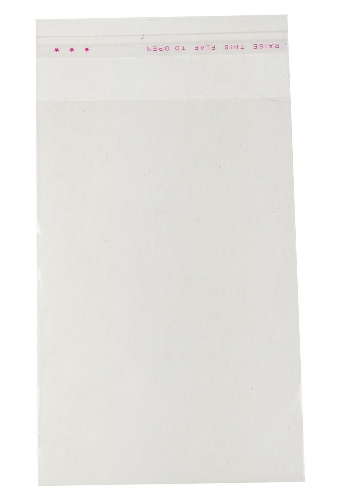 100 pcs Resealable Poly Bags Transparent OPP Bag Plastic Bags Self Adhesive Seal