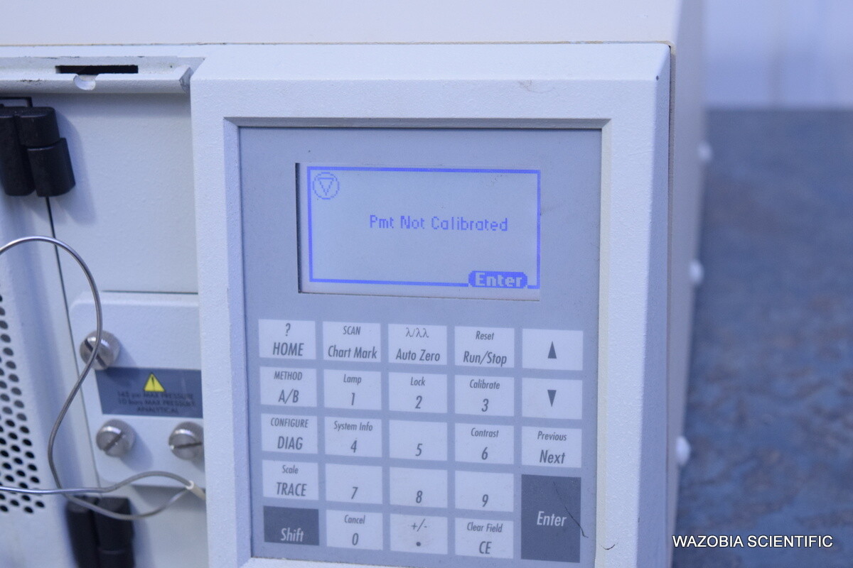 WATERS 2475 FLUORESCENCE DETECTOR HPLC CHROMATOGRAPHY WITH PHENOMENEX 00FR-3171-