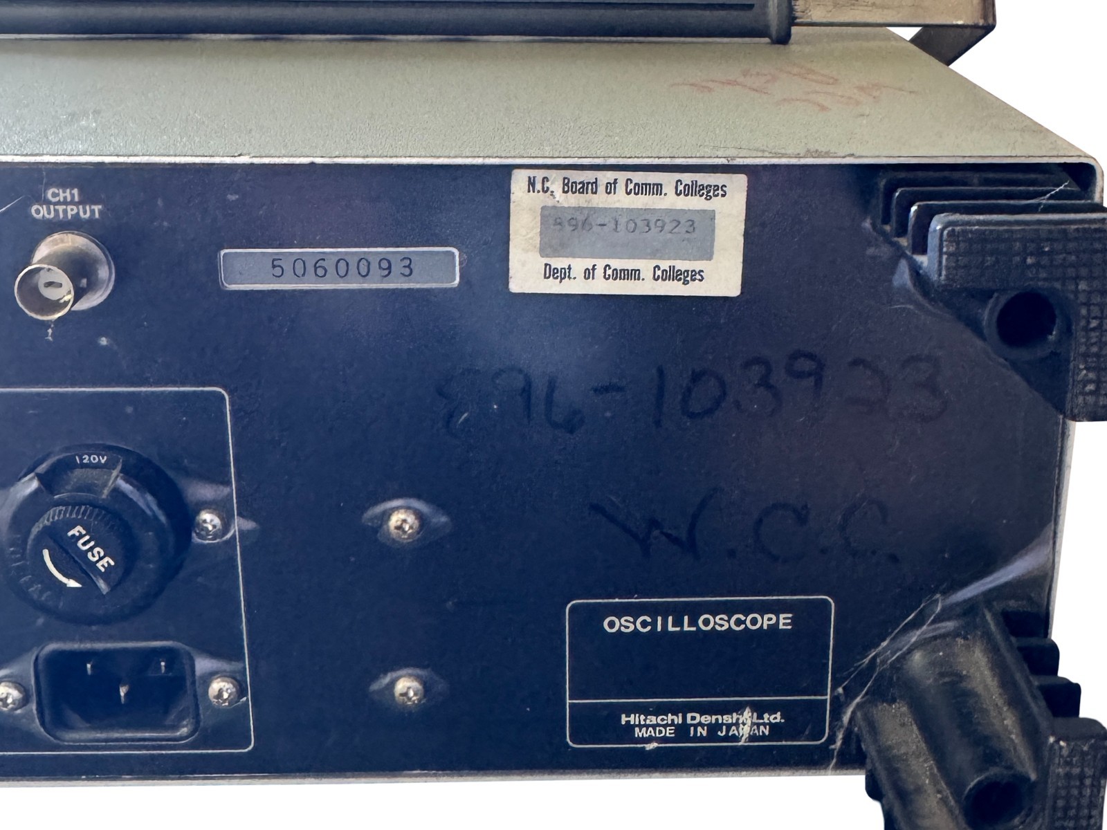 Hitachi V-222 20MHz Dual Channel Analog Oscilloscope Benchtop Scope – Tested