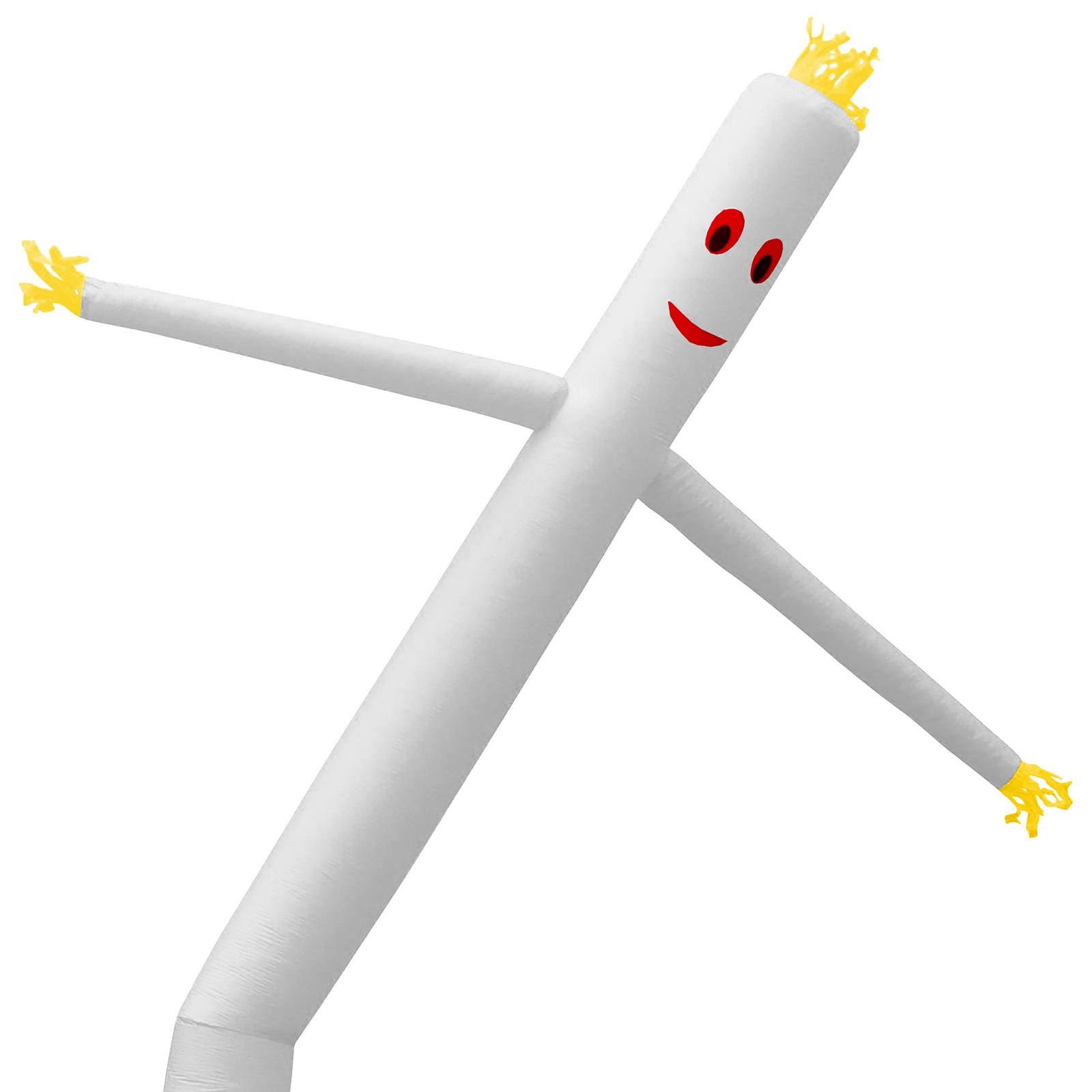 20 ft Inflatable Wacky Waving Flailing Arms Tube Man – White Dancing Air Puppet