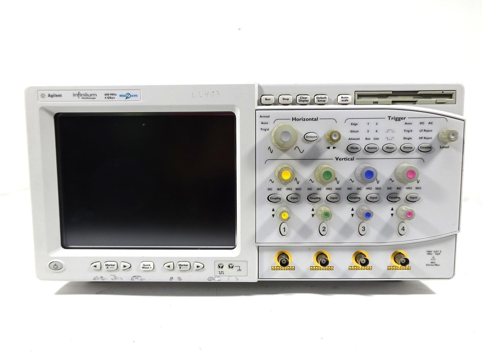 Agilent 54831M Infiniium Oscilloscope 600 MHz 4 GS/a – No Power – AS IS