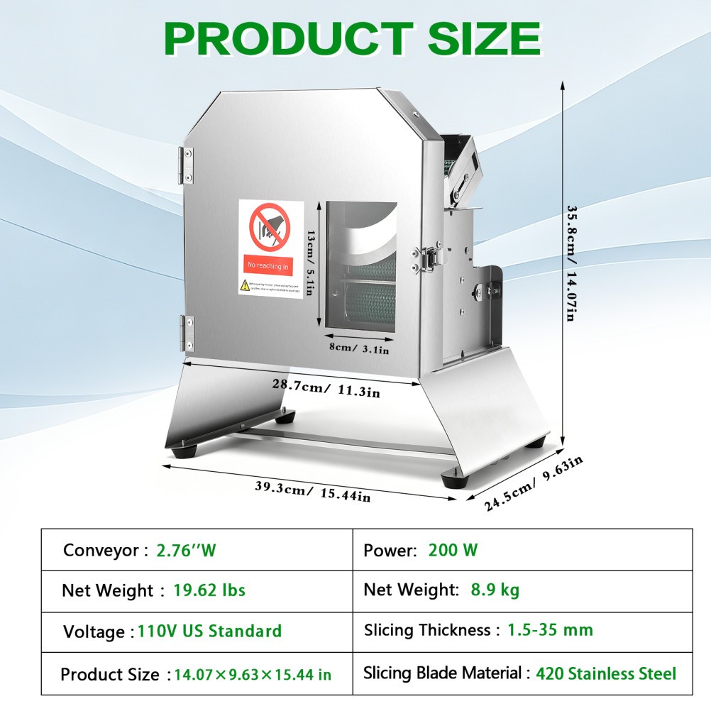 Electric Chopping Machine Green Onion Segment Cutter Commercial Vegetable Cutter