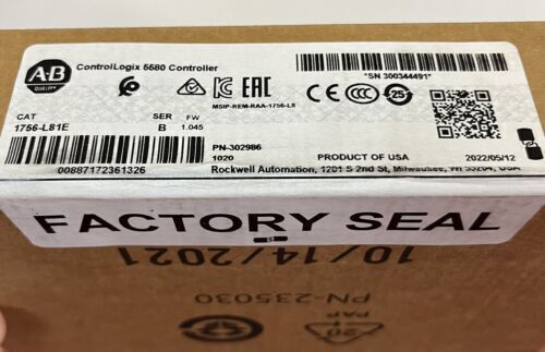 2022 factory sealed surplus NEW PLC 1756-L81E